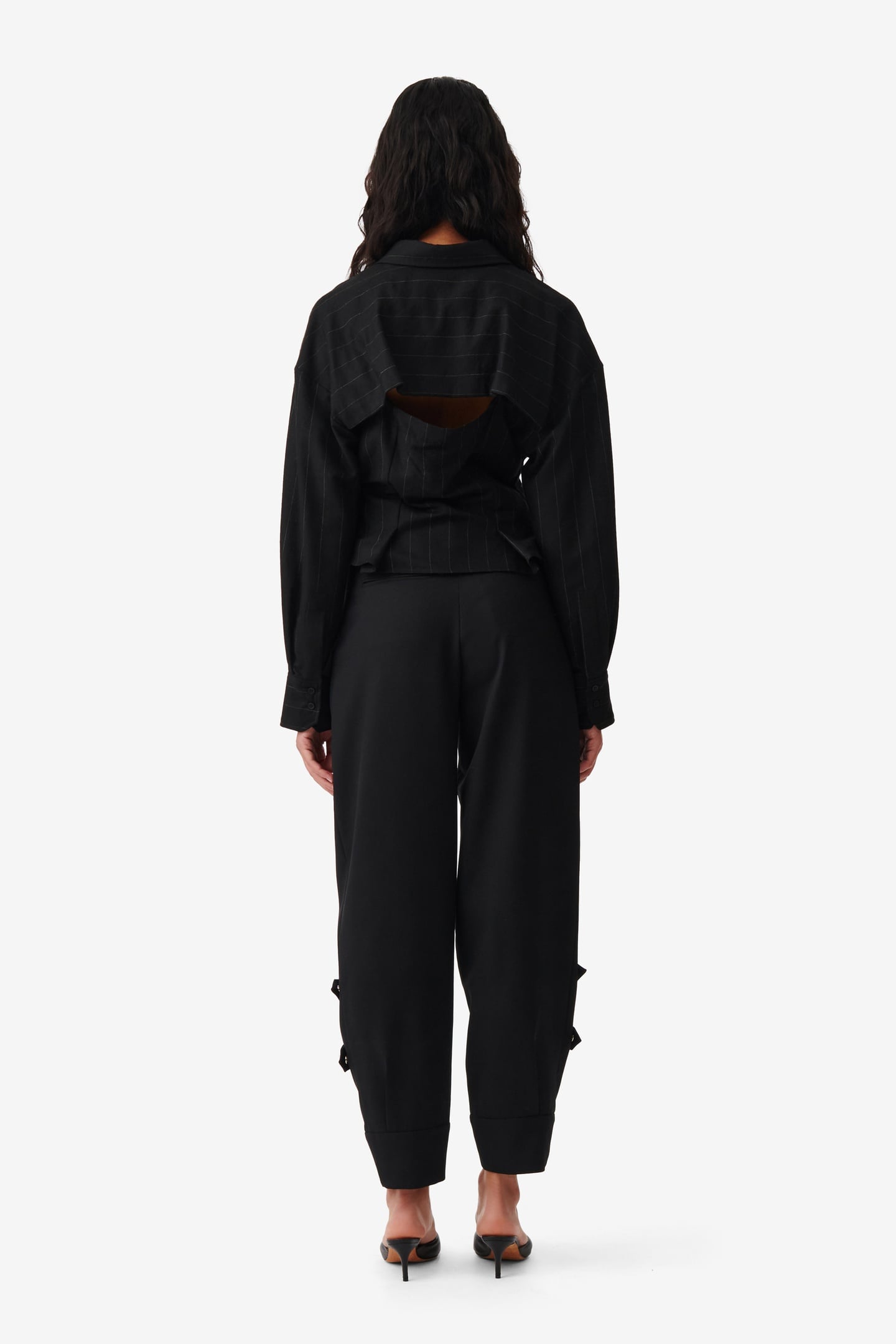 JANNIE SHIRT BLACK/WHITE 3