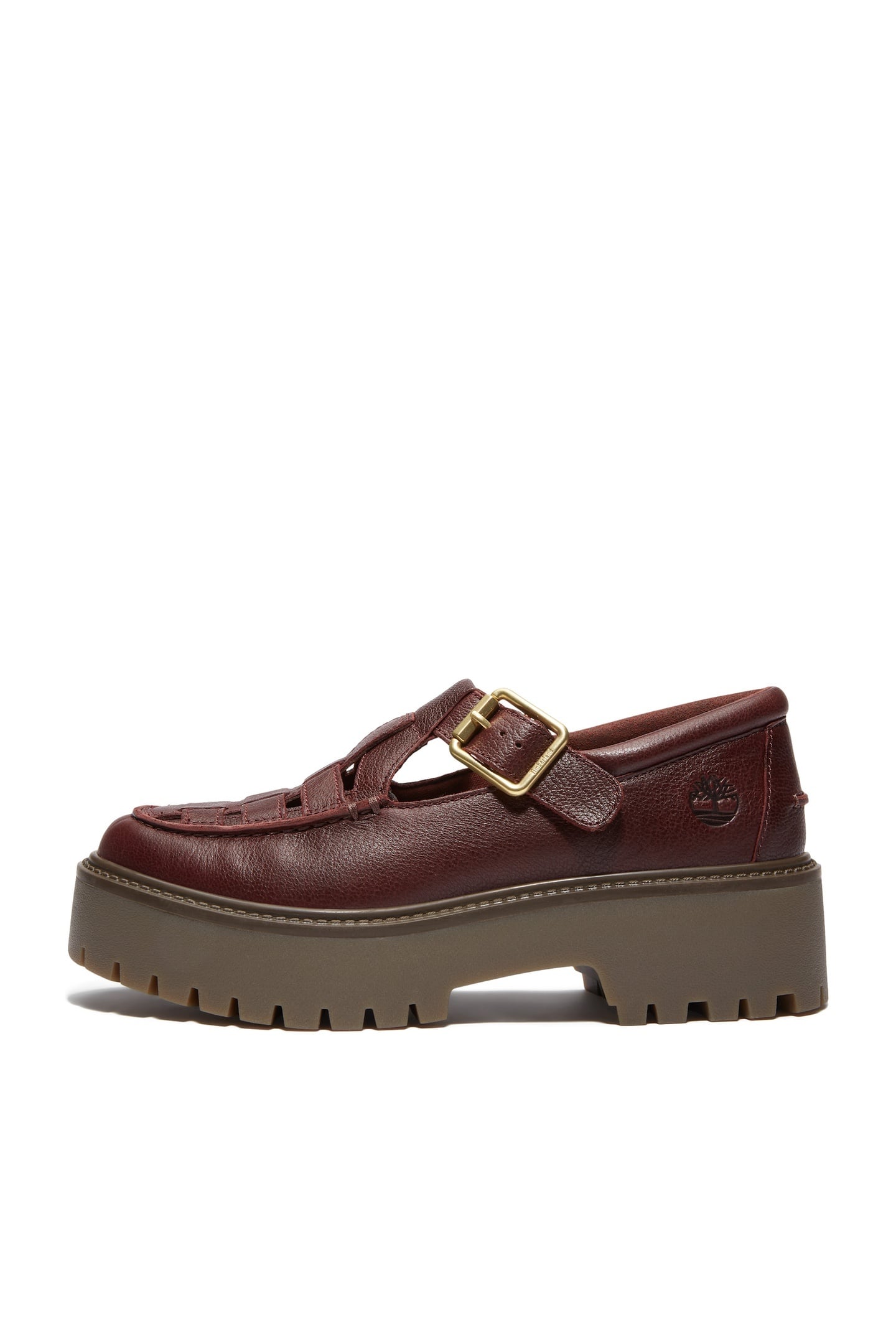 STONE STREET BUCKLE SHOE BURGUNDY FULL GRAIN 2