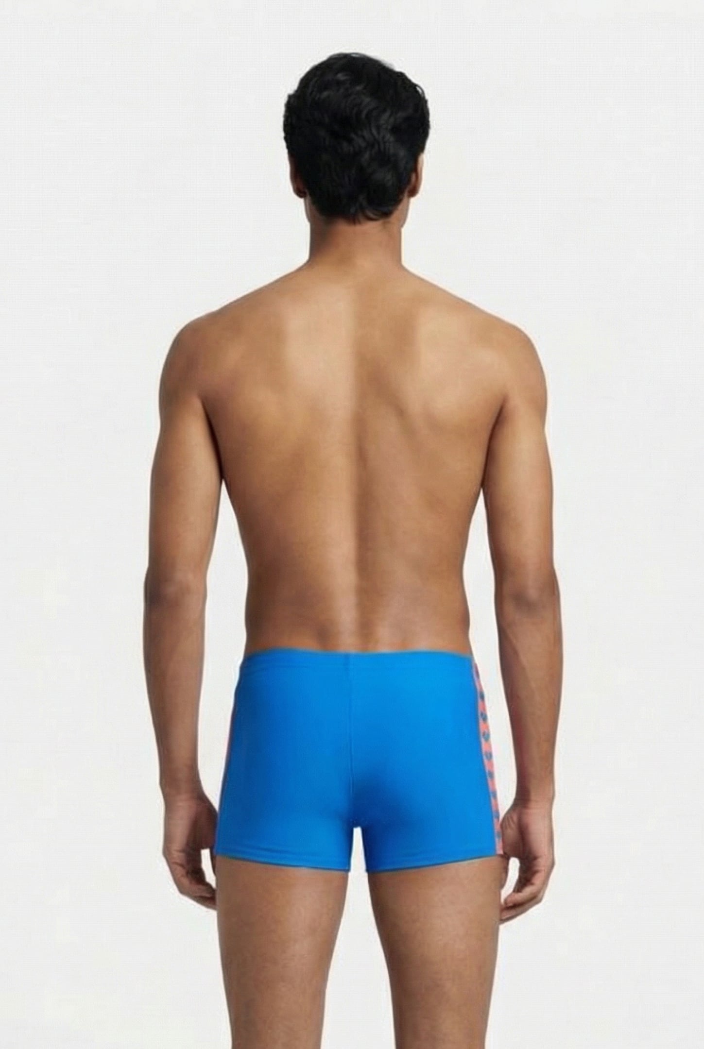 MEN'S ARENA ICONS SWIM SHORT SOLID BLUE CHINA CALYPSO CORAL 2