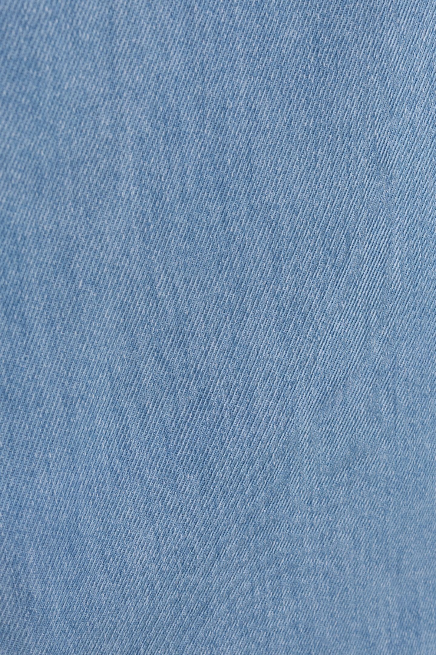 FADED BLUE WIDE-LEG JEANS BLEACH 8