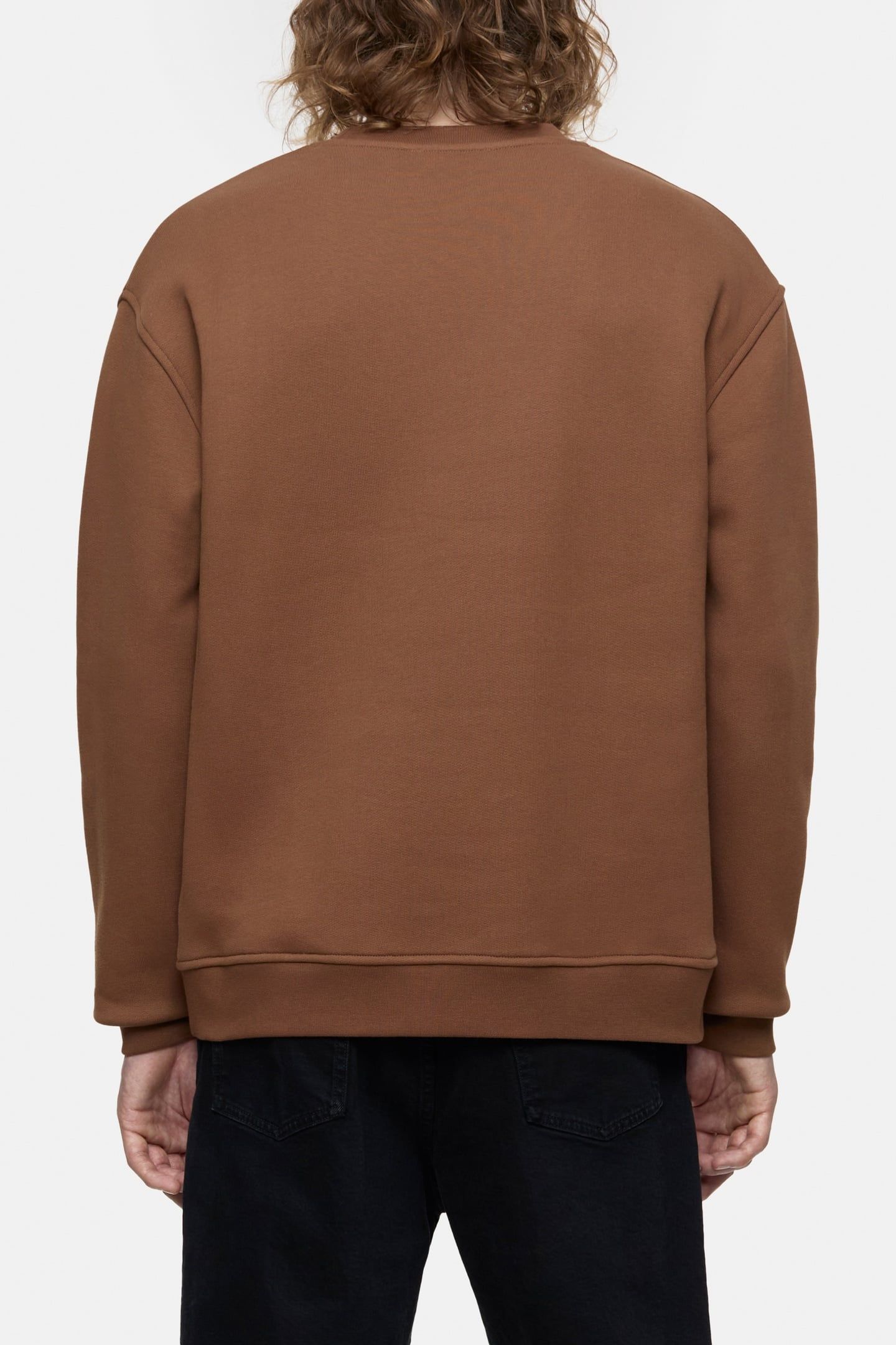 LOGO CREWNECK SWEAT T-SHIRTS CHESTNUT 2