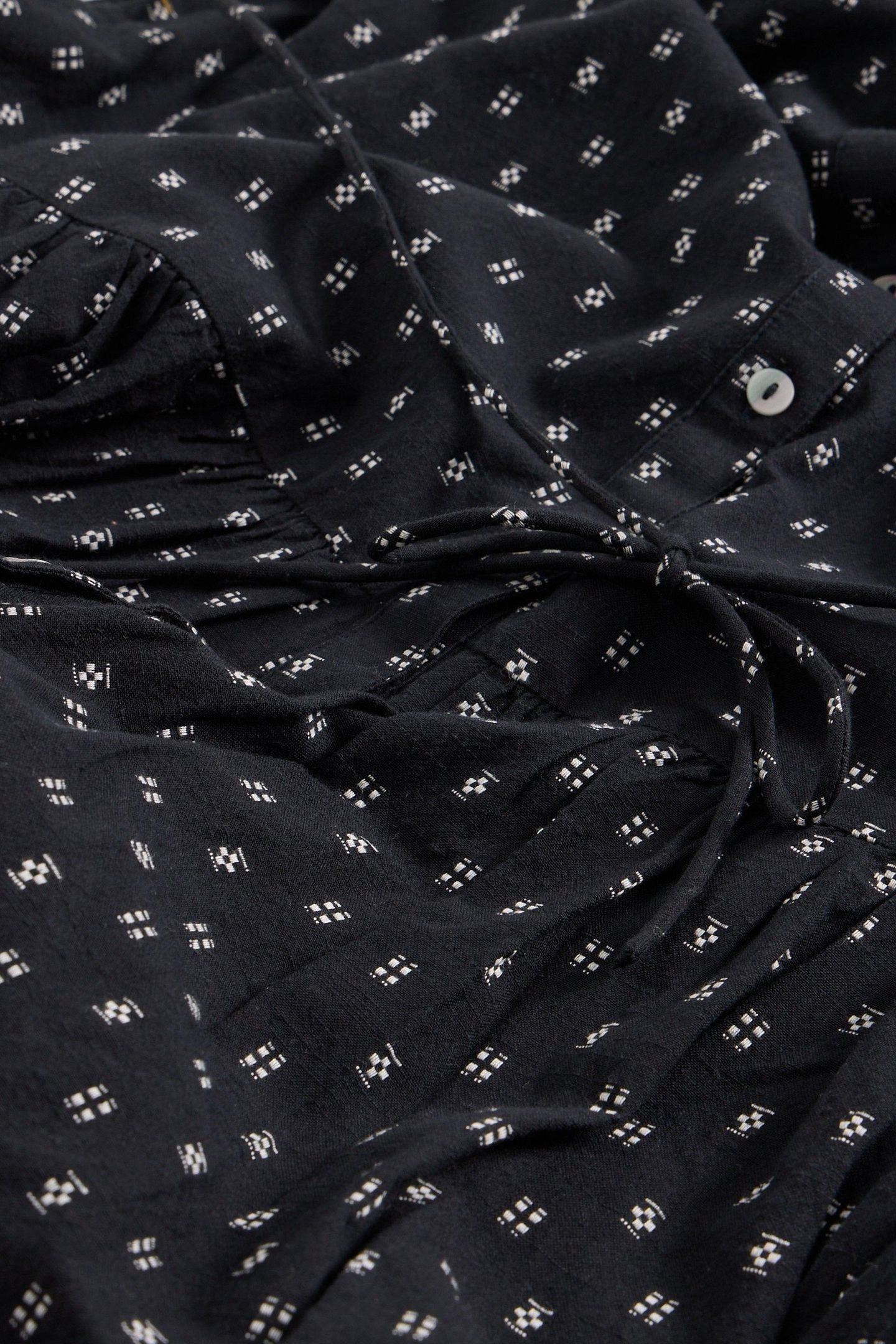 GINA MIDI DRESS BLACK MULTI 5