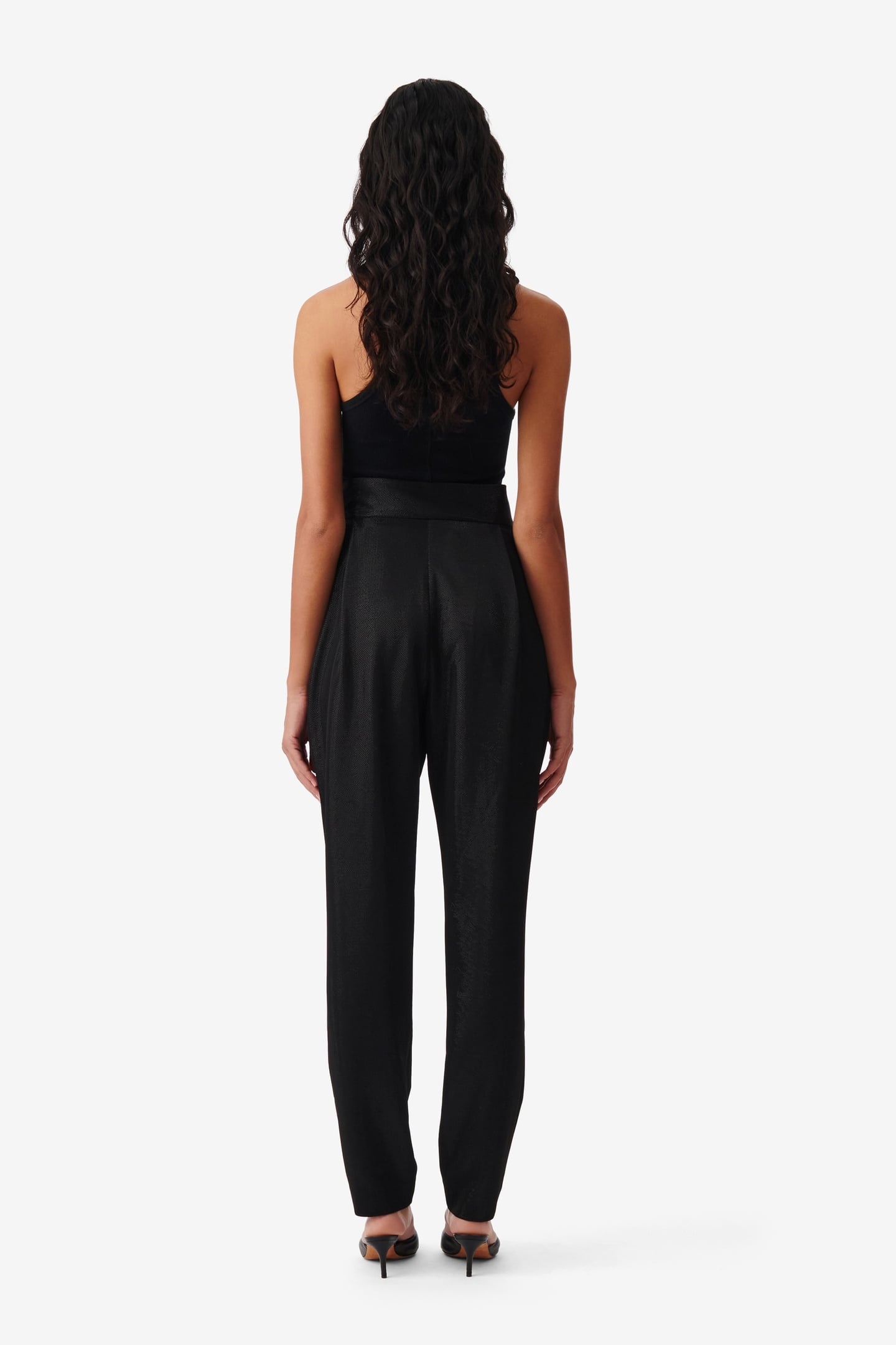 MARONA TROUSER SHINY BLACK 2