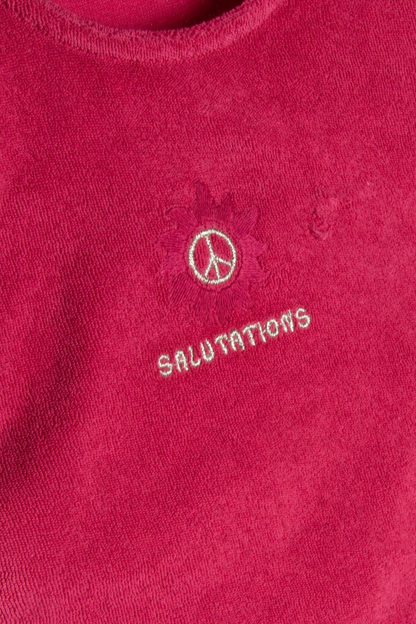 PINK TERRYCLOTH SHORTS AND T-SHIRT SET 3