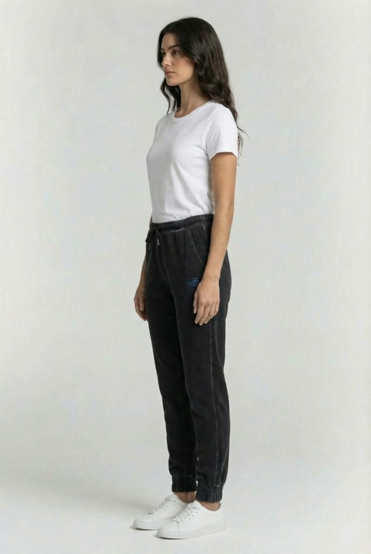 WOMEN'S ARENA ICONS PANT DELAVE-BLACK-WHITE 3