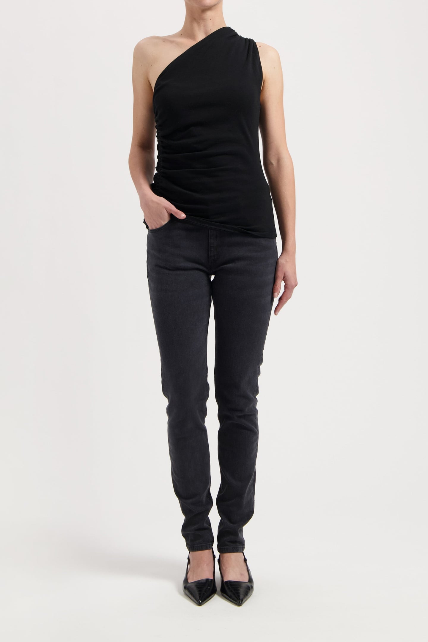 SKYLER MID SKINNY AUTHENTIC BLACK 2