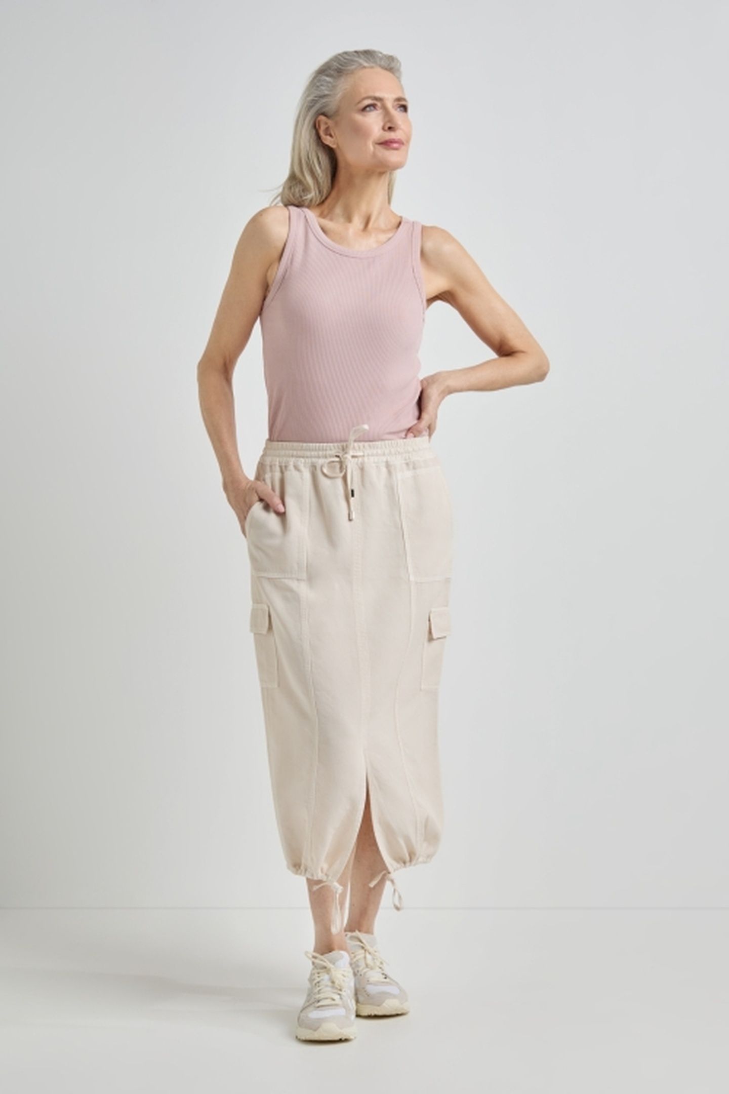 DOUTZEN TANK TOP MAUVE 2