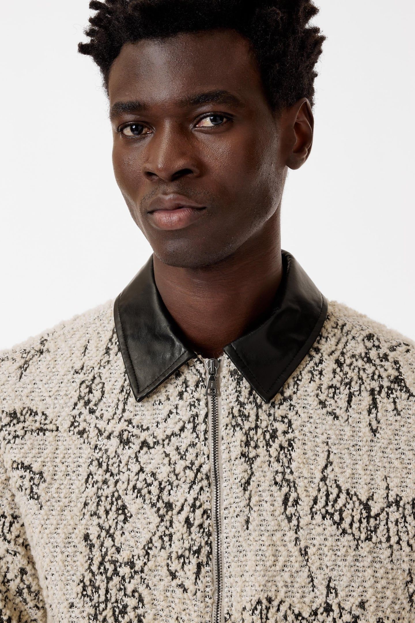CORDOVA REGULAR FIT COLLAR JACKET IN BOU TWINE 3