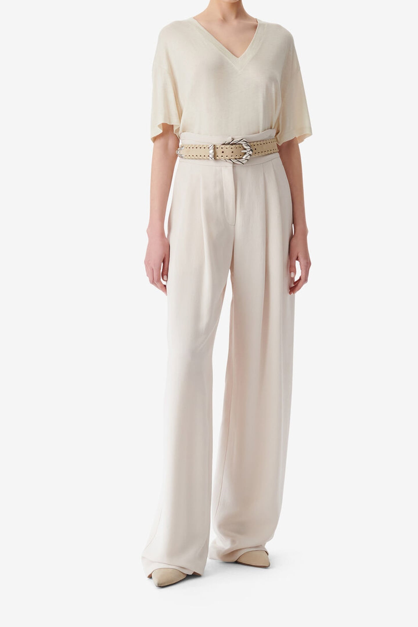 JEON TROUSER ECRU 1