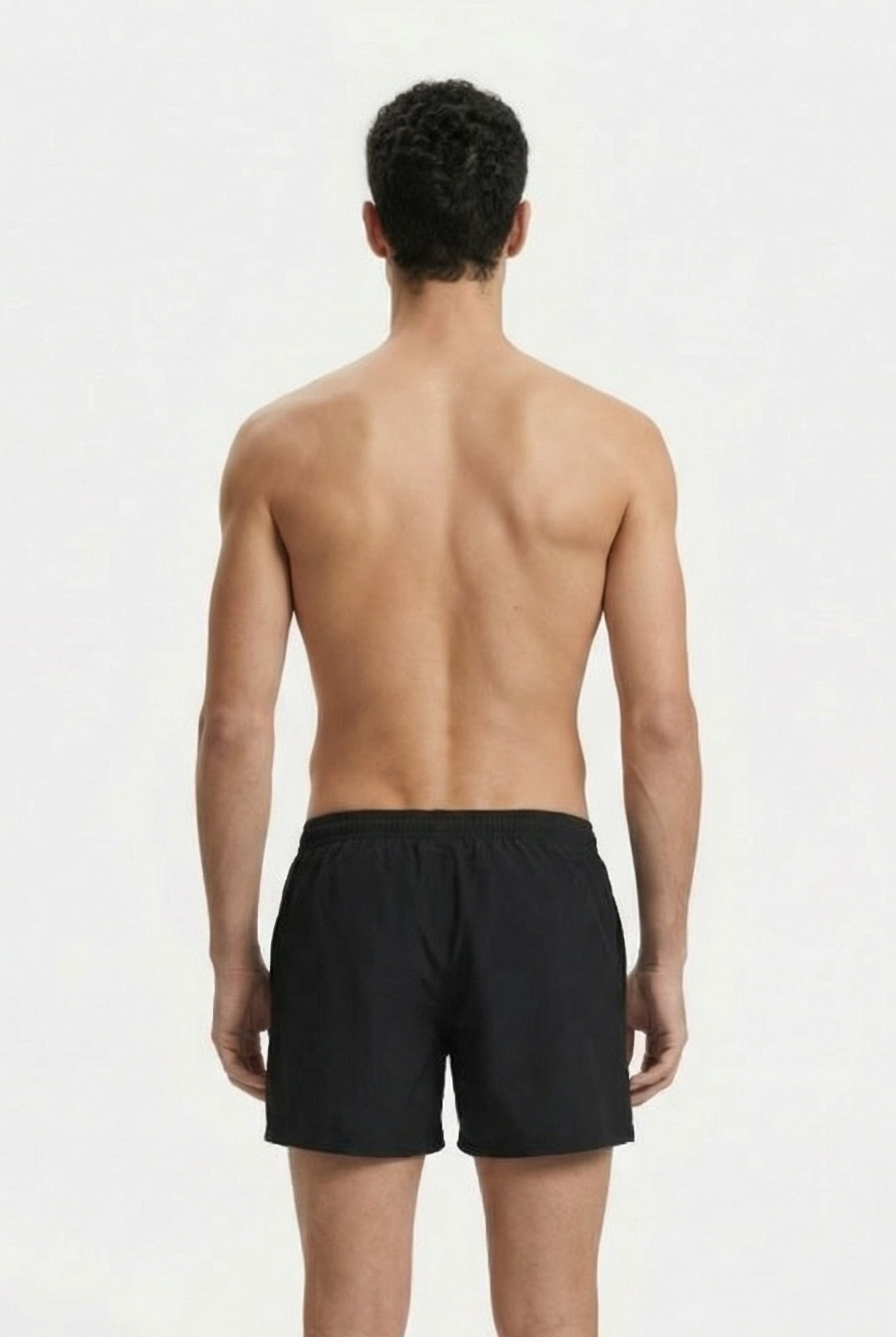 M TRAINING SHORT BLACK-SHINY GREEN 2
