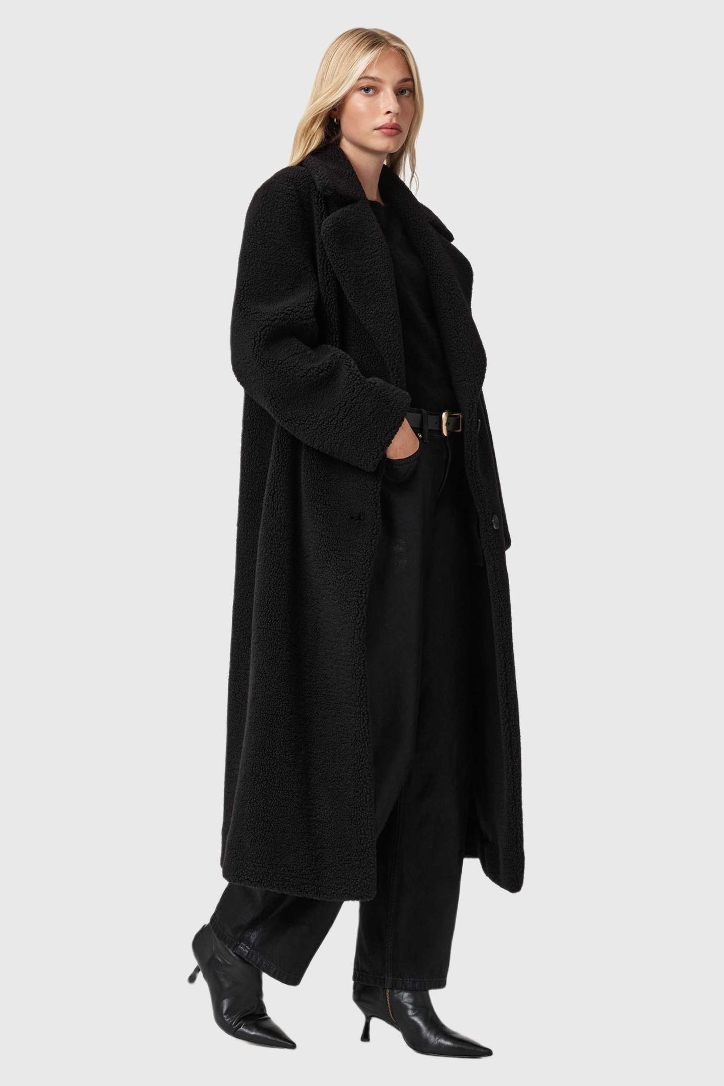 FREDDIE FUR COAT BLACK 3