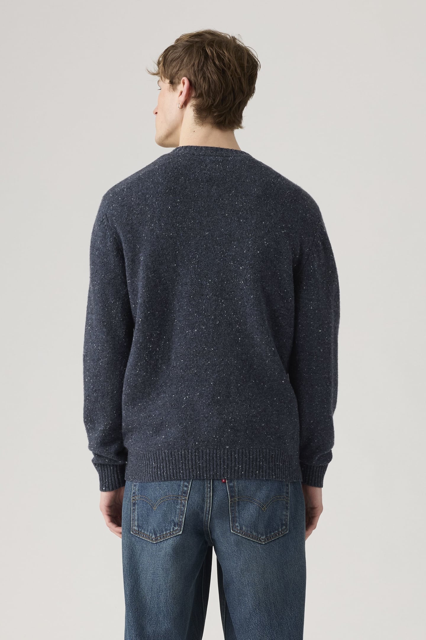 ORIGINAL HM SWEATER NEPPY FLECK DRESS BL 3