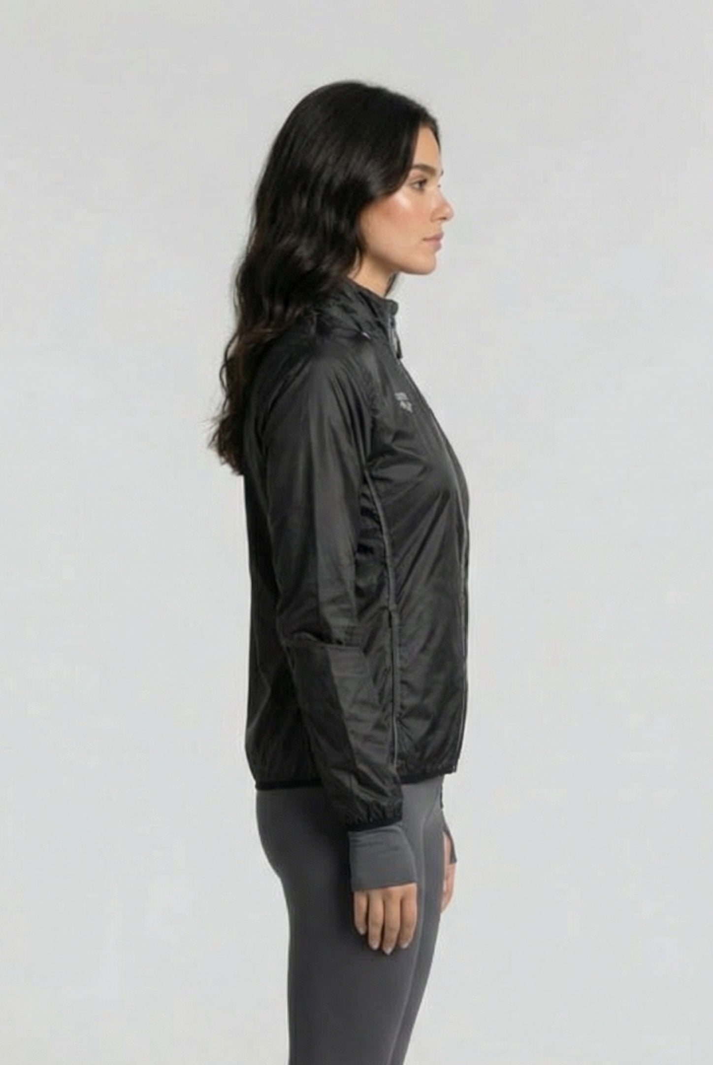 W WINDBREAKER BLACK-SILVER 3