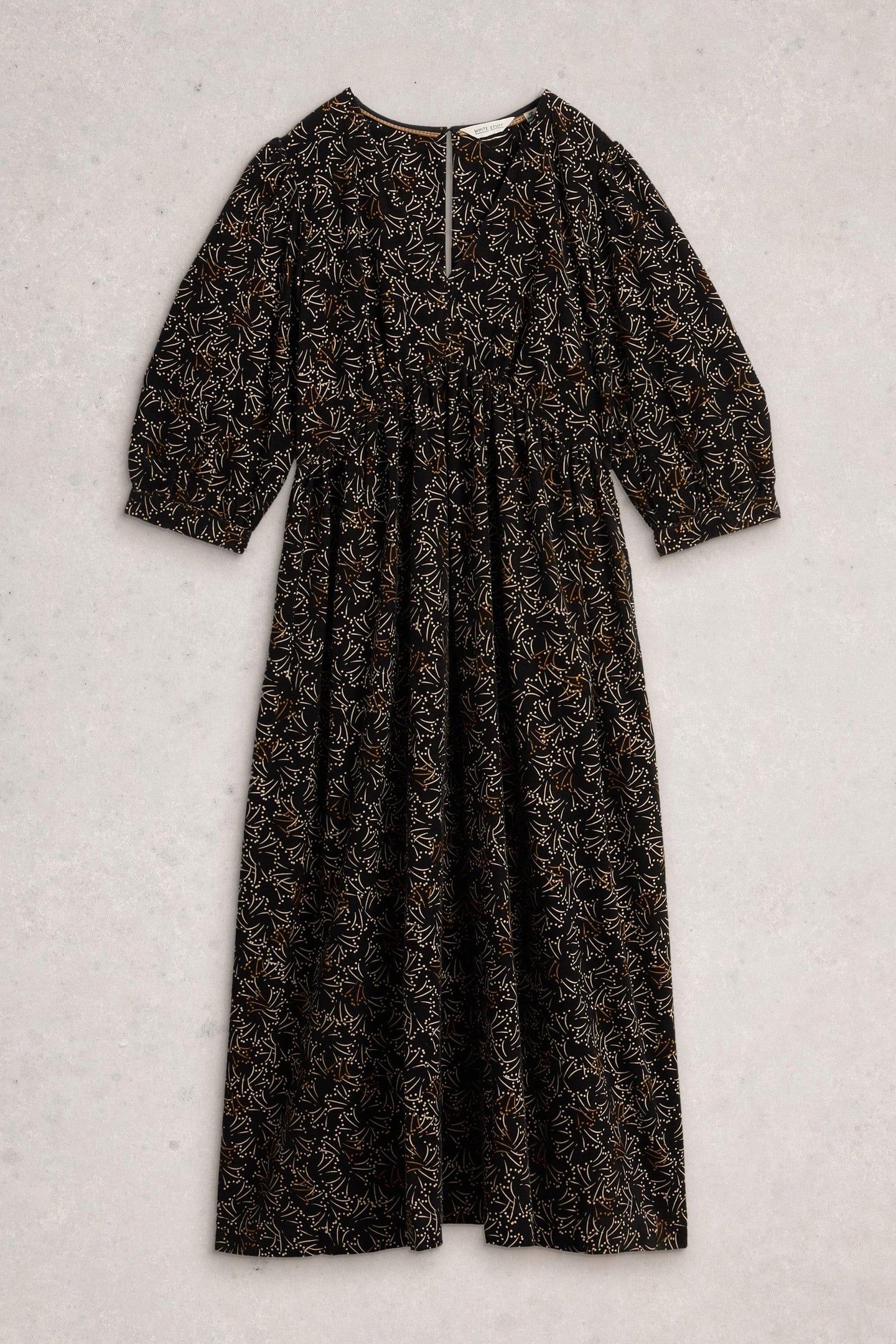 LUCY CORD DRESS BLACK MULTI 3