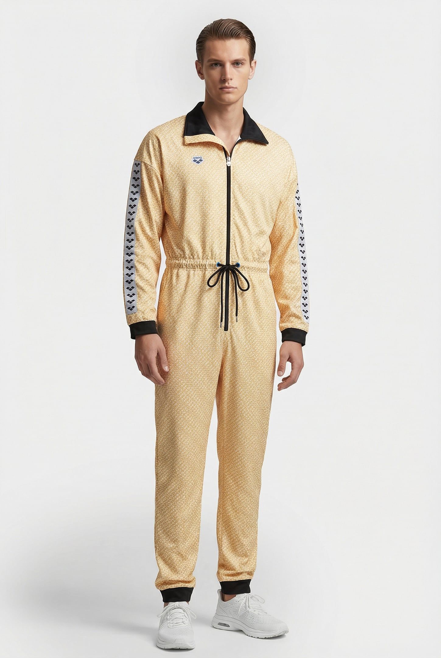 UNISEX CARGO JUMPSUIT TEAM DIAMONDS WHITE YELLOW BLAC 2