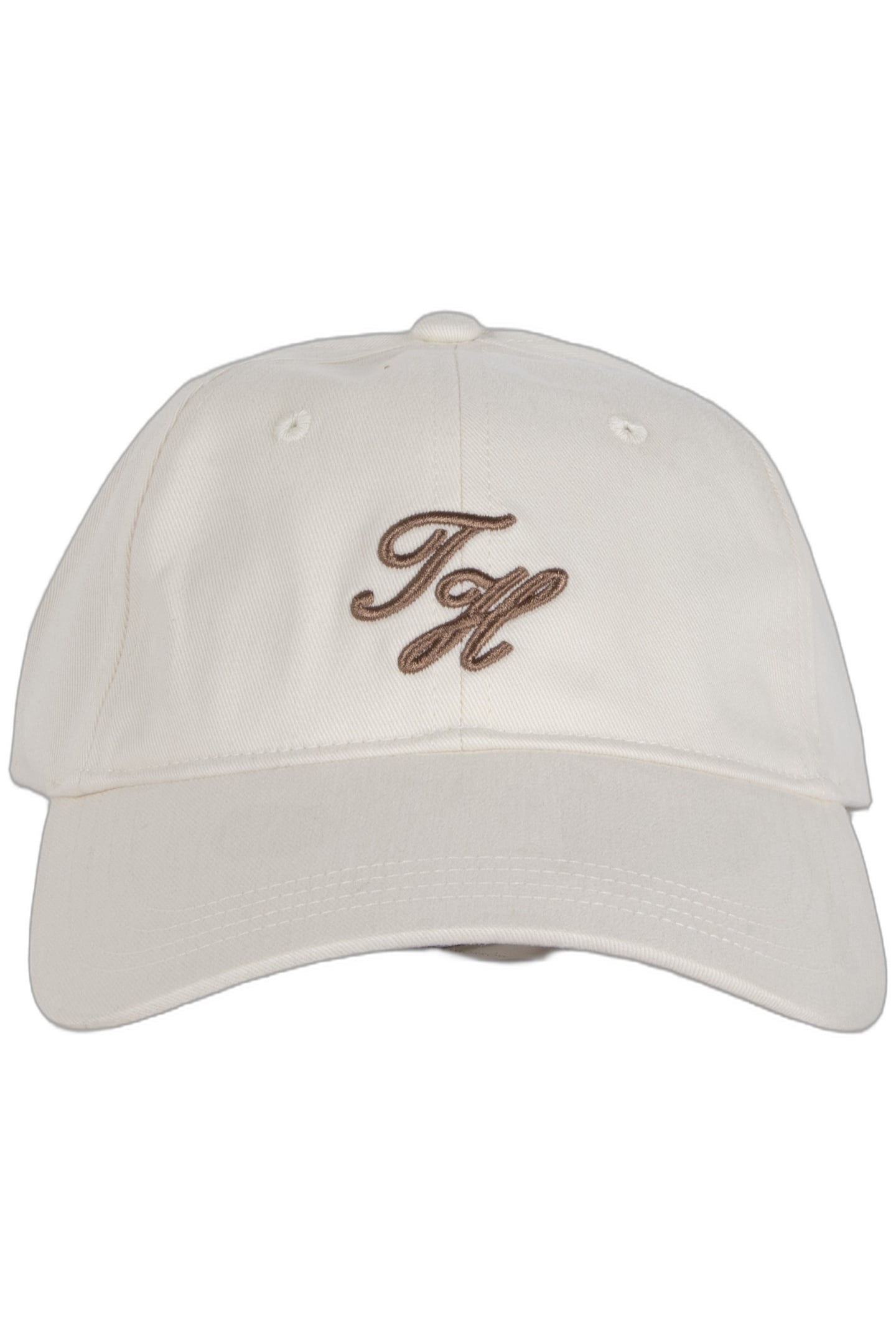 EMBROIDERED CAP IVORY PETAL 1