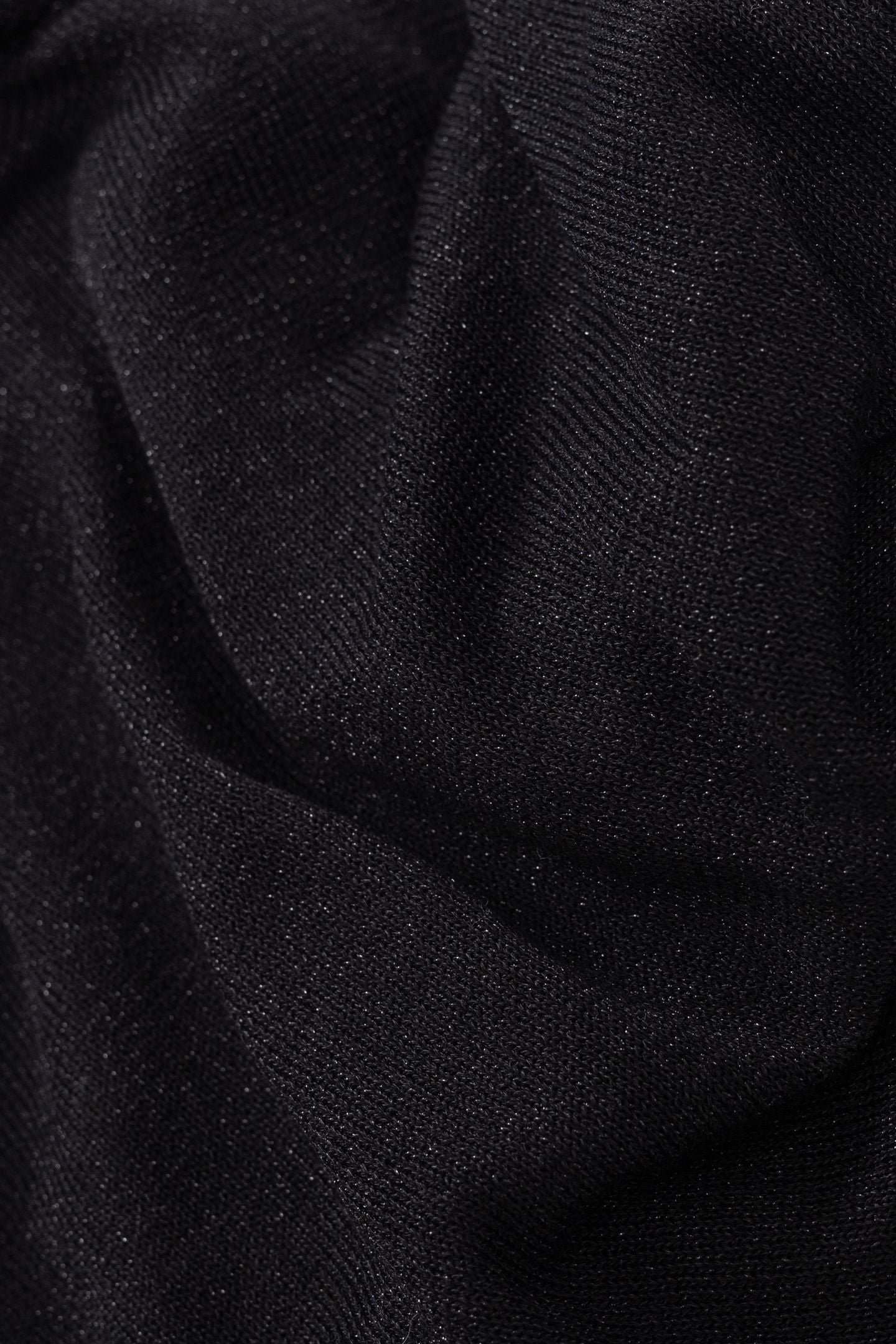 BLACK KNITTED SWEATER LUREX STUDDED MESSAGE 4