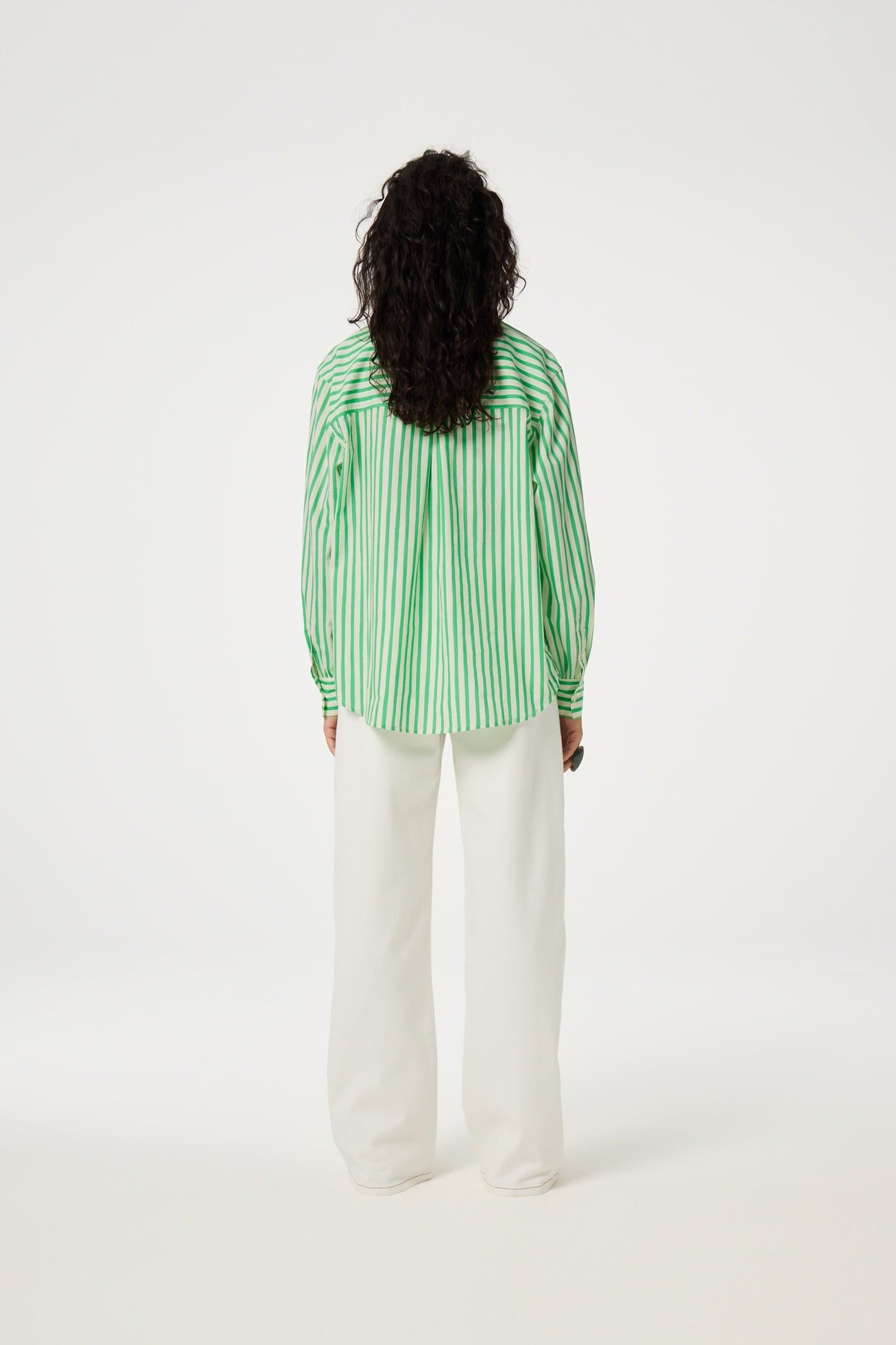 ALEX BLOUSE WARM WHITE/GREEN APP 3