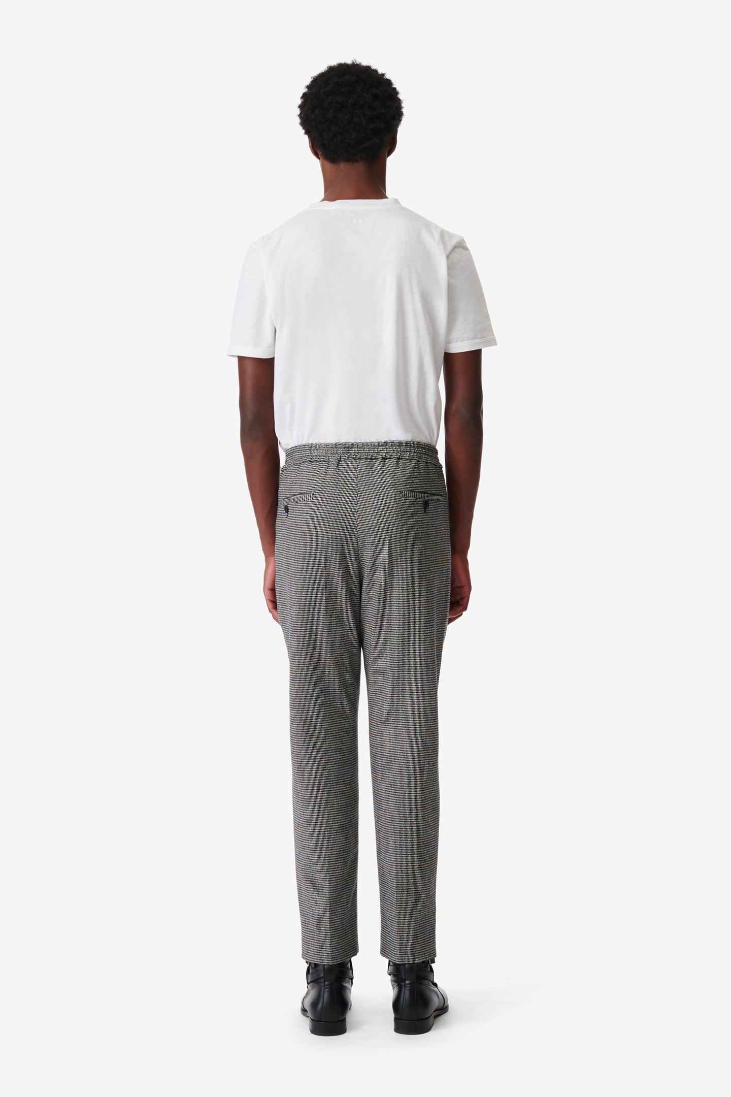 ROBBY TROUSER BLACK/ECRU 3