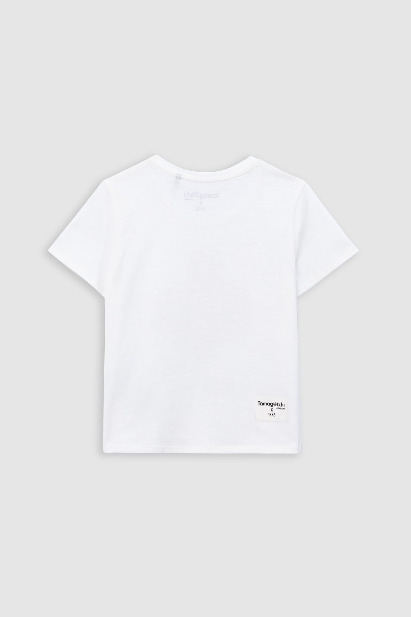 WHITE ORGANIC T-SHIRT WITH SEQUINS TAMAGOTCHI X IKKS 2