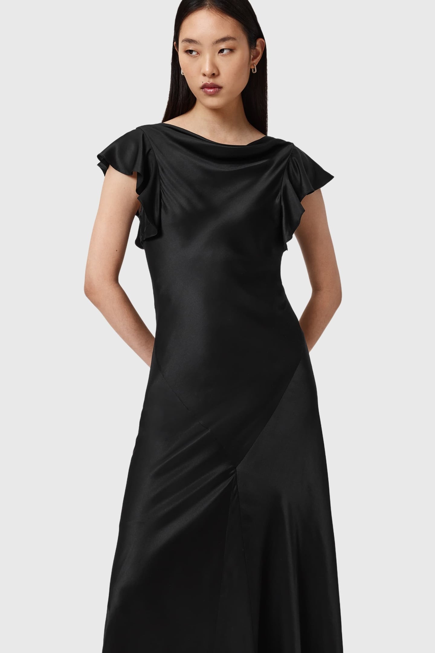 FLORA DRESS BLACK 1