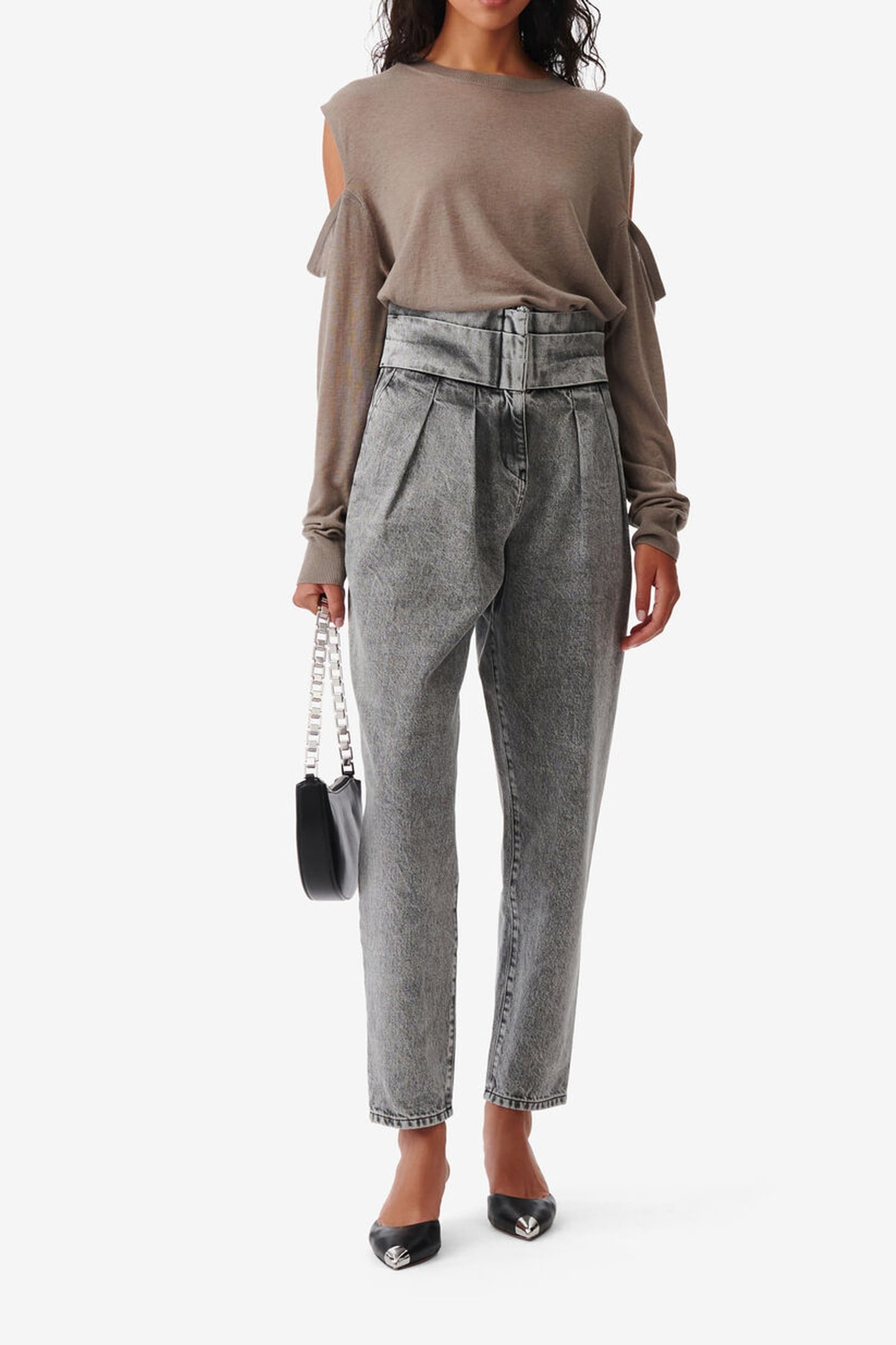 EMINI TROUSER SNOW BLACK 1
