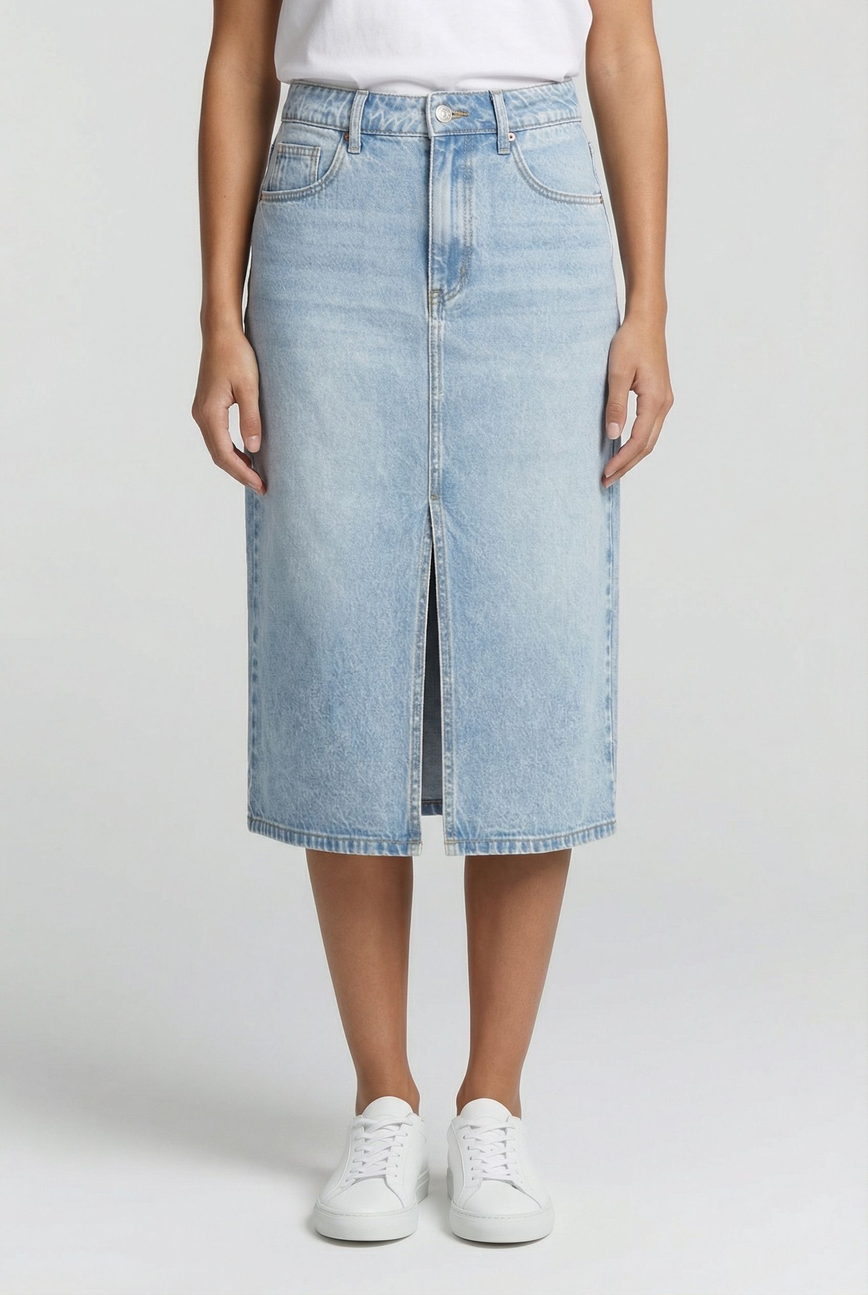 FLORA SKIRT LIGHT BLUE STONE 1