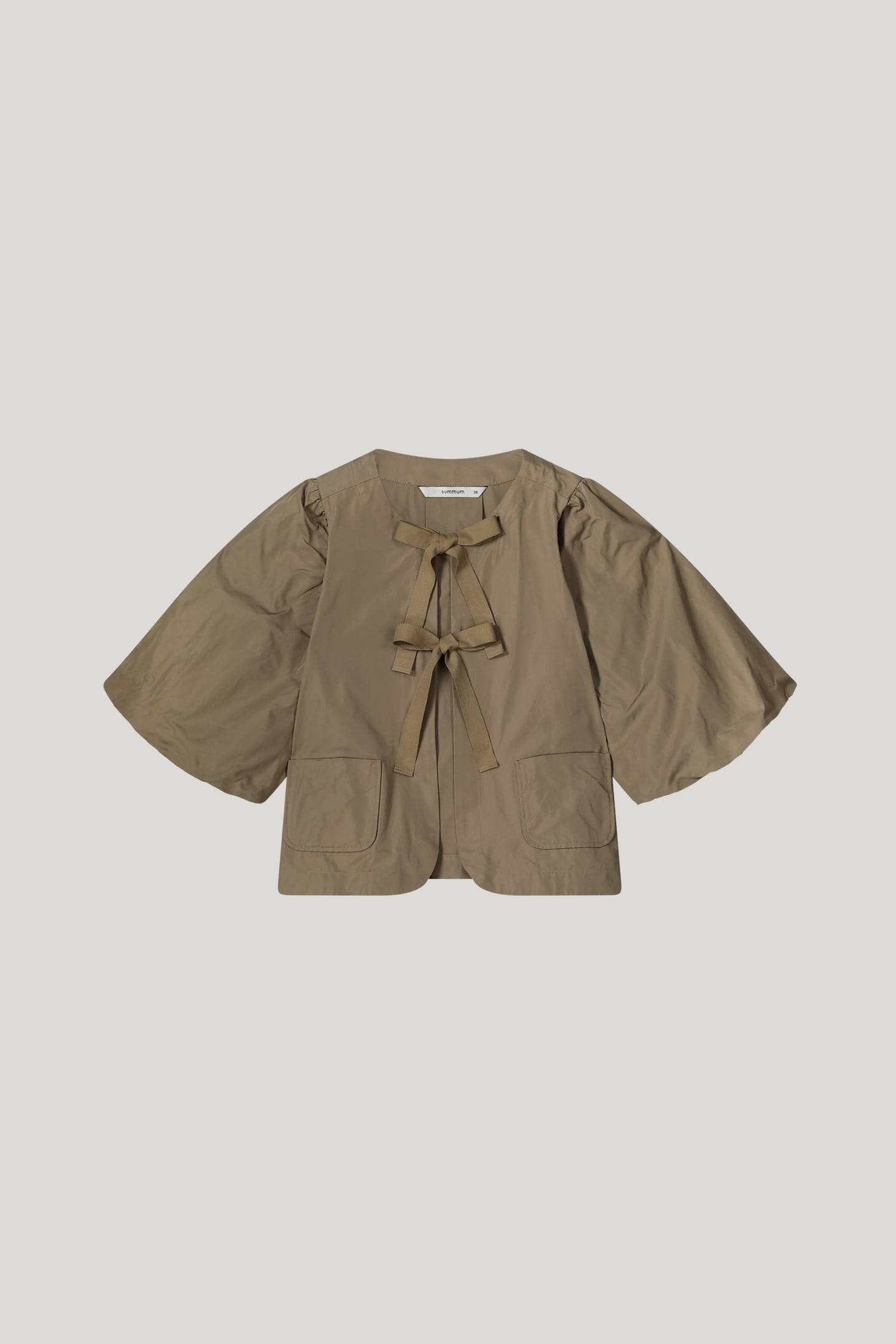 BLOUSE TAFT KHAKI 4