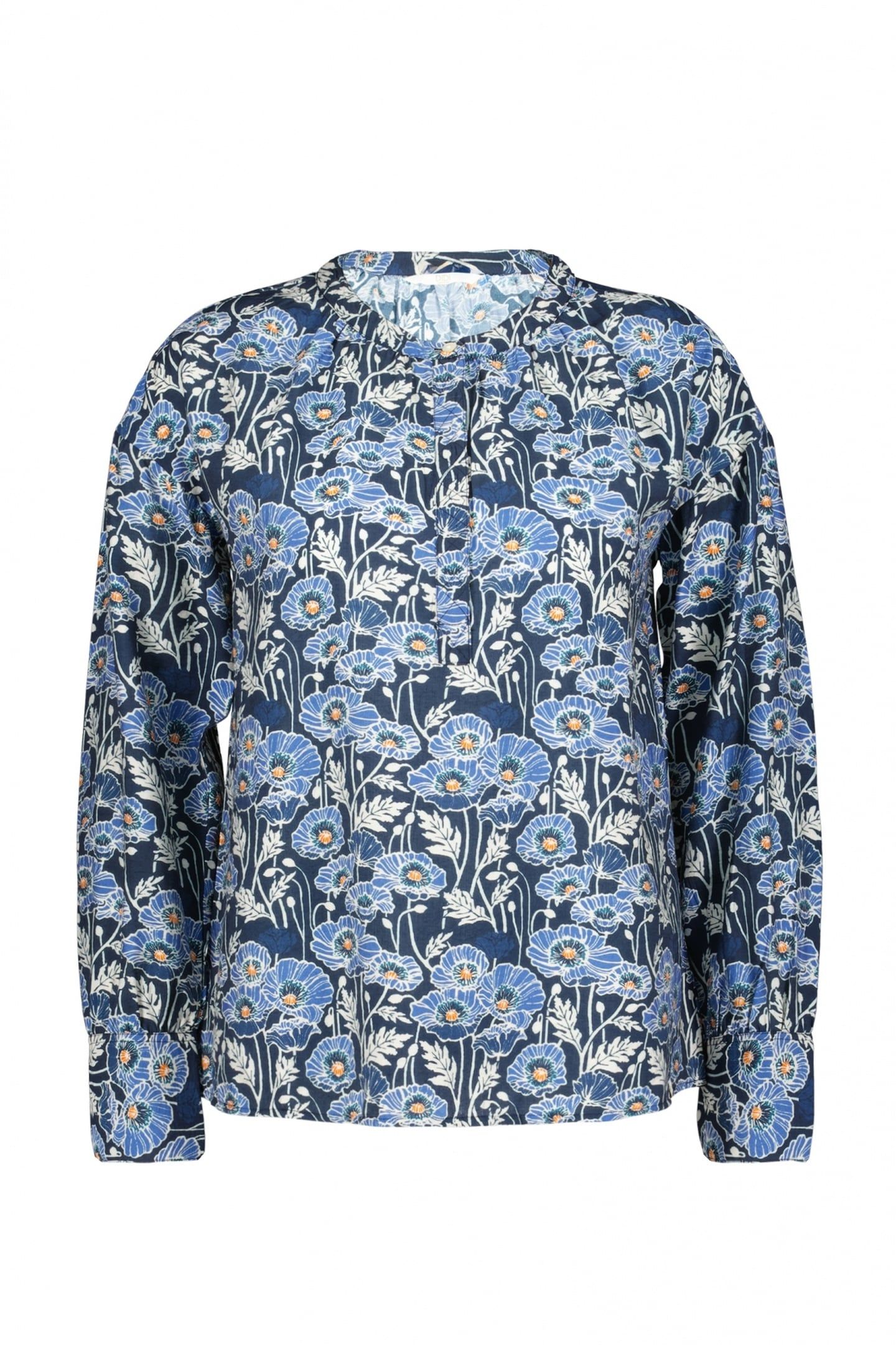 BLOUSE SARI BLUE LOTTI PRINT 5