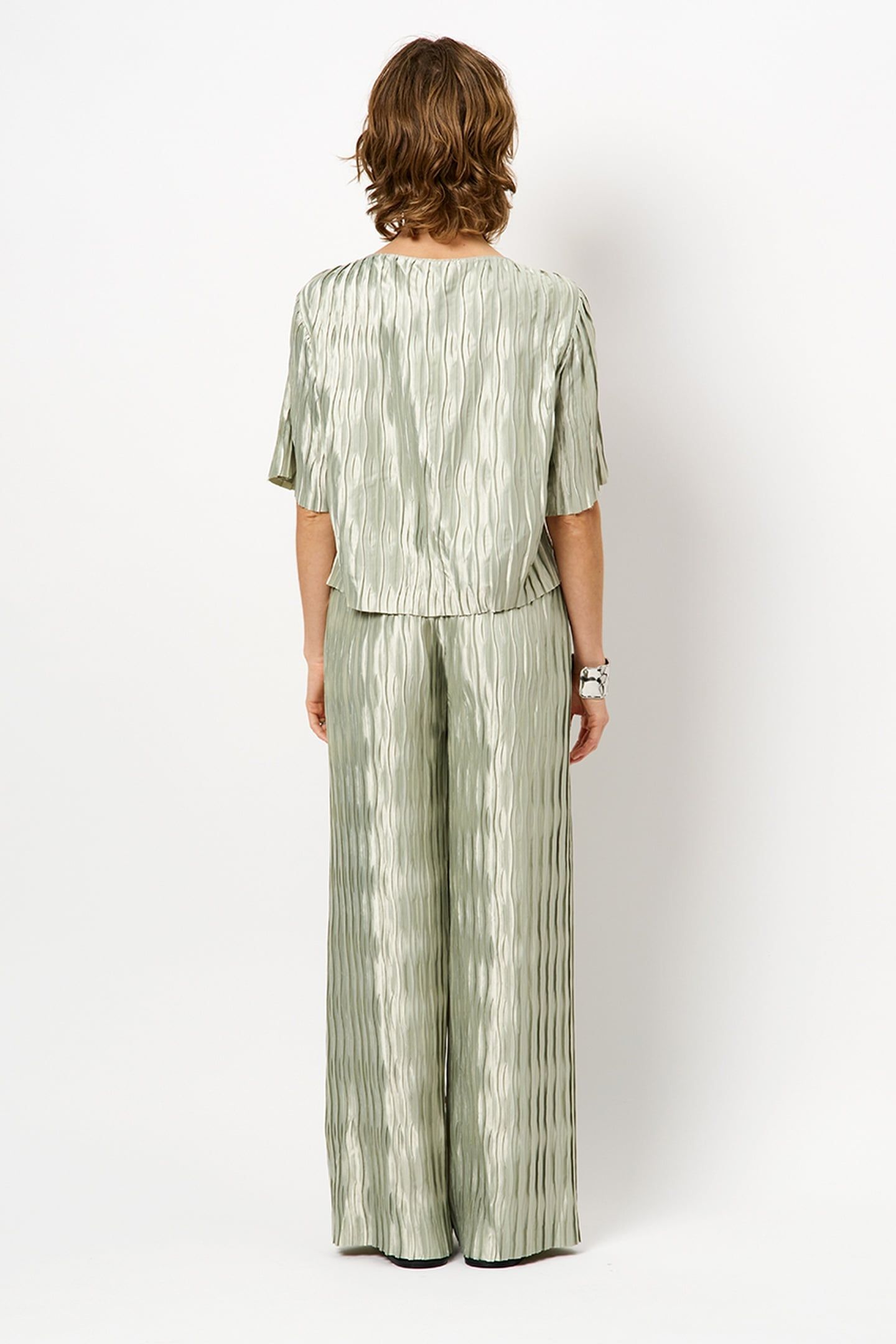 LILIUM PLISSÉ PANTS SOFT PISTACHIO 4