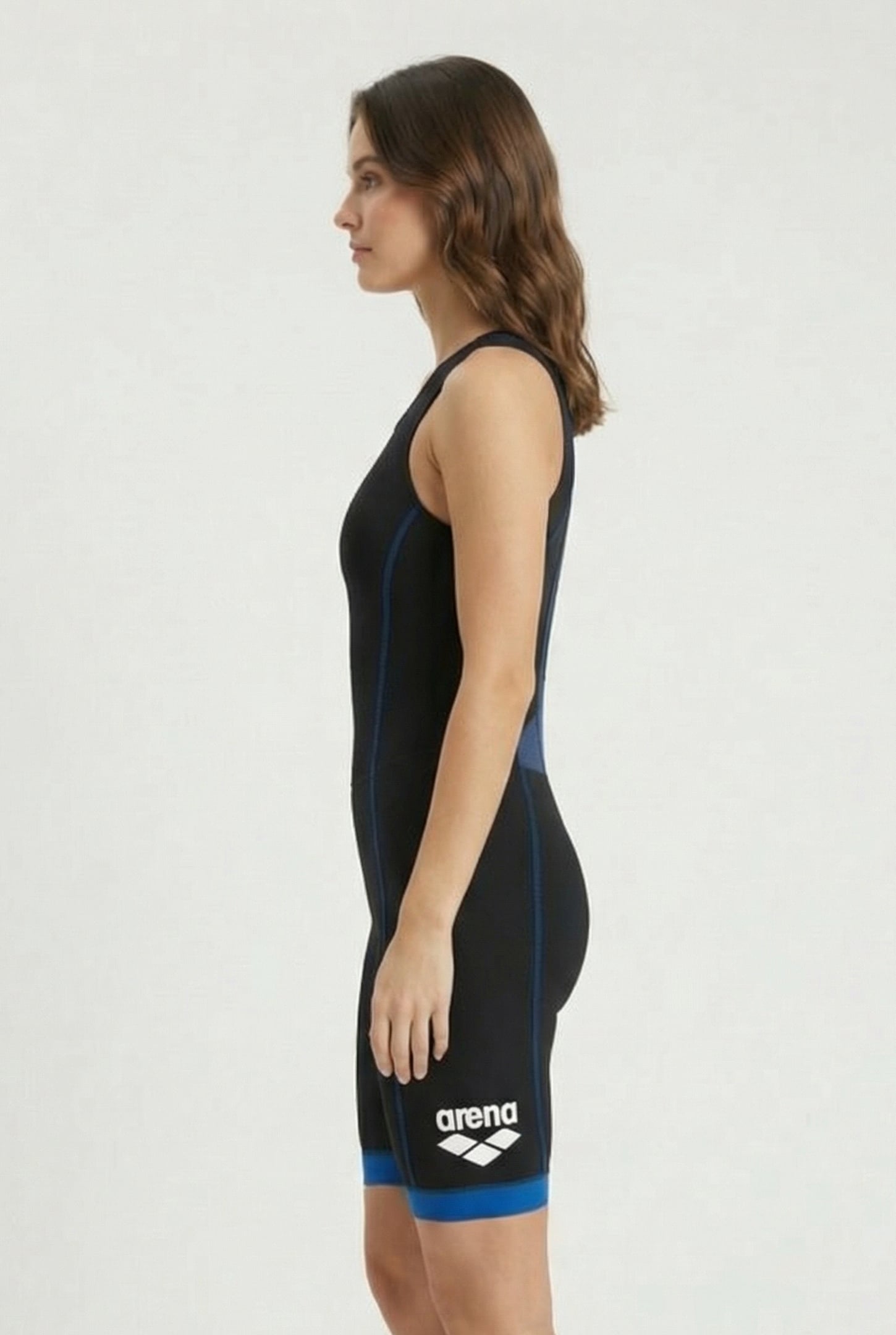 W TRISUIT ST 2.0 REAR ZIP BLACK/ROYAL 3