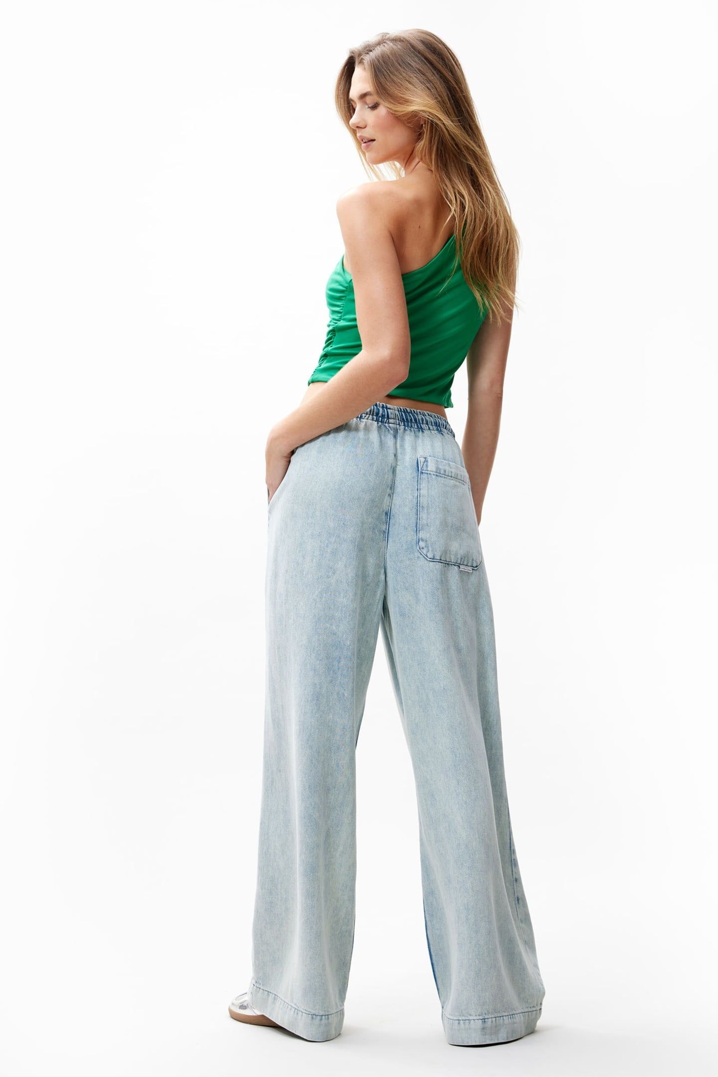 ASYMETRIC SMOCK TOP JELLY BEAN 3
