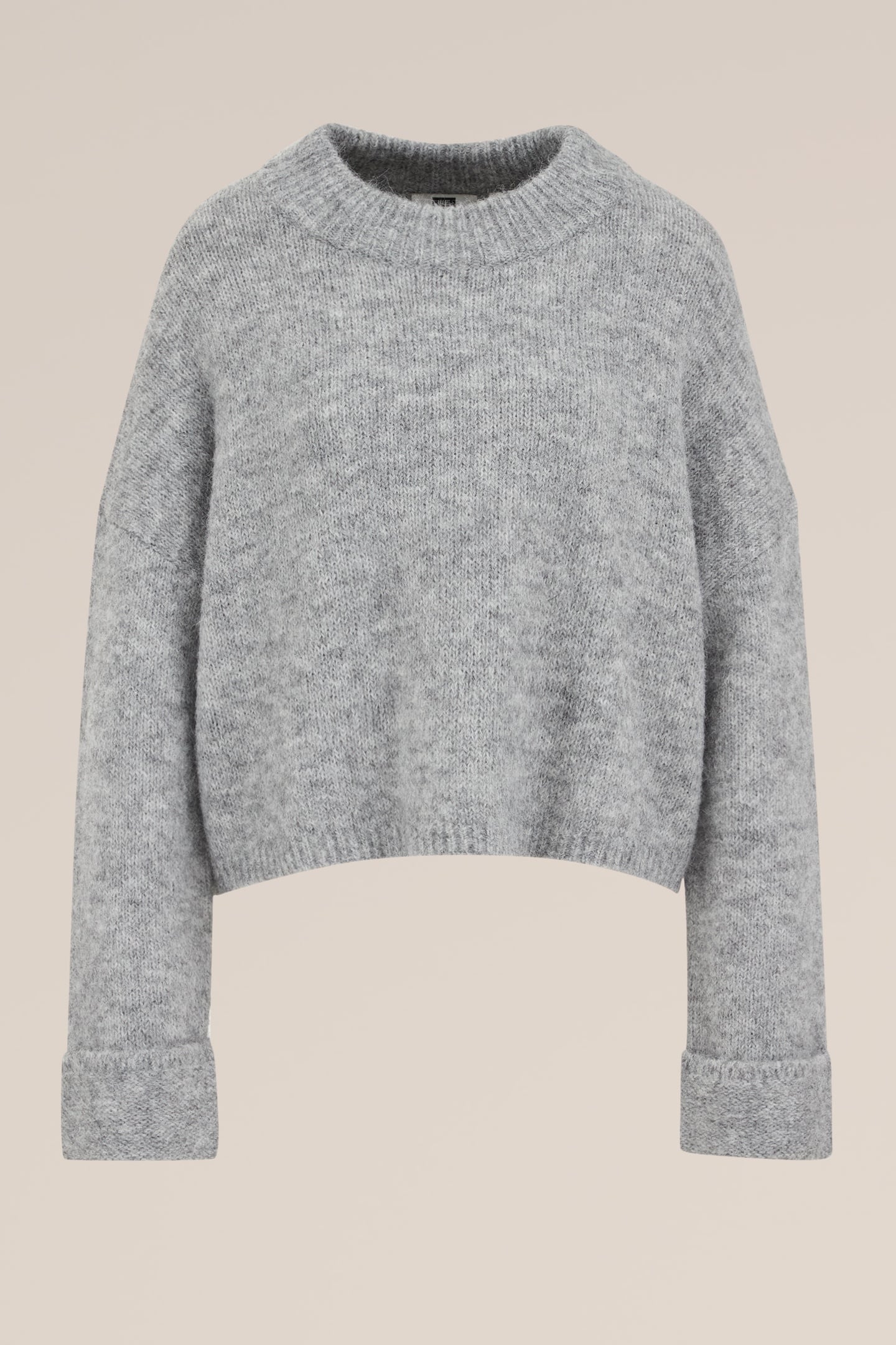 KNITTED PULLOVER LIGHT GREY 4