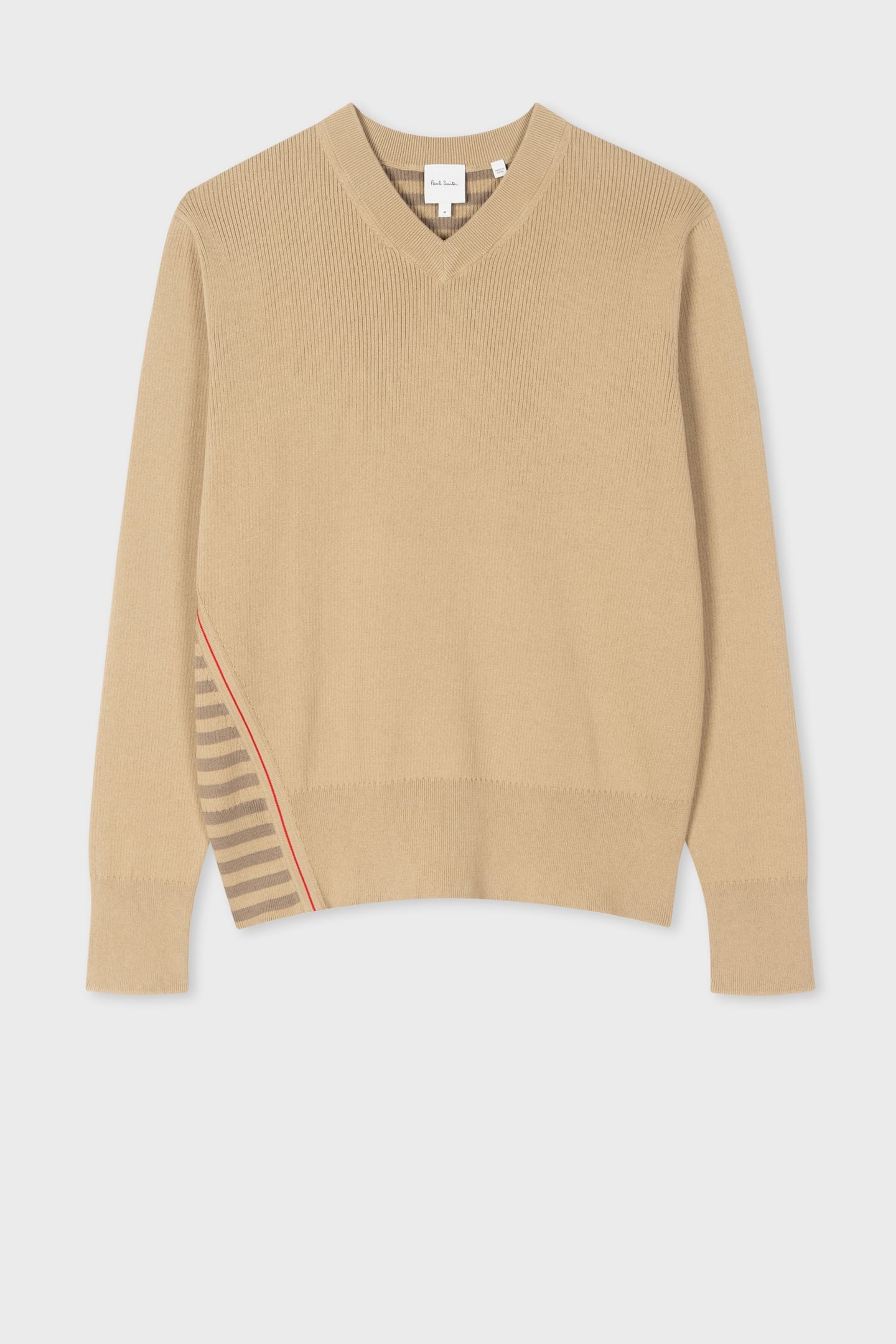 SWEATER V NECK LIGHT BEIGE 3