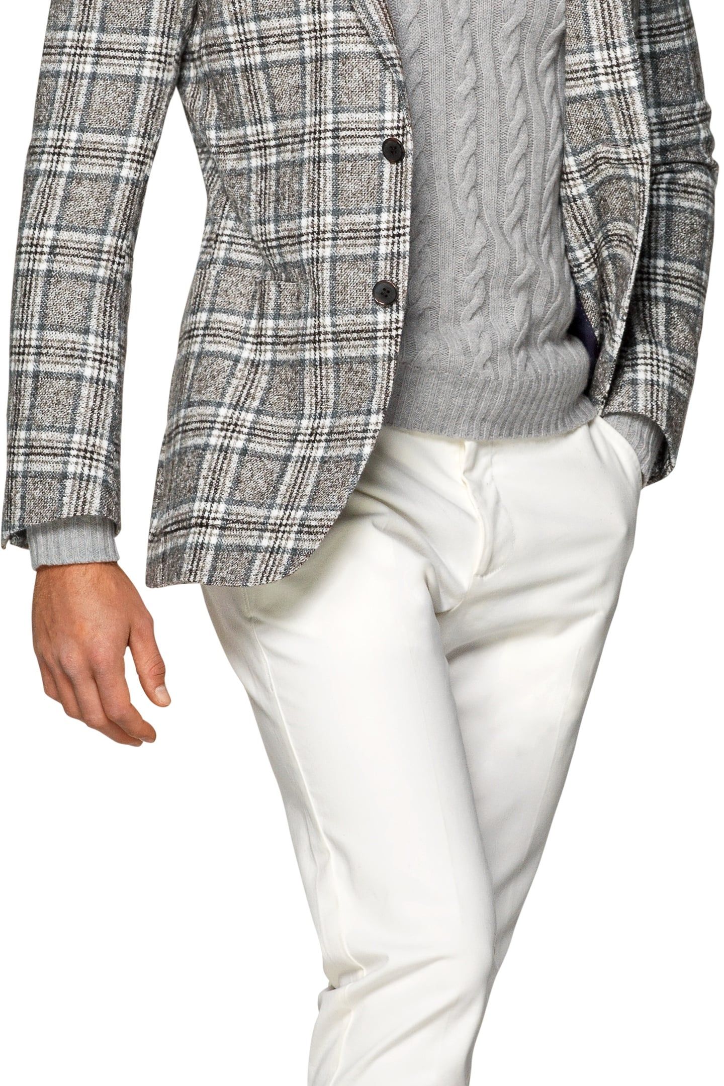 JACKET-BROWN-CHECK BROWN 3