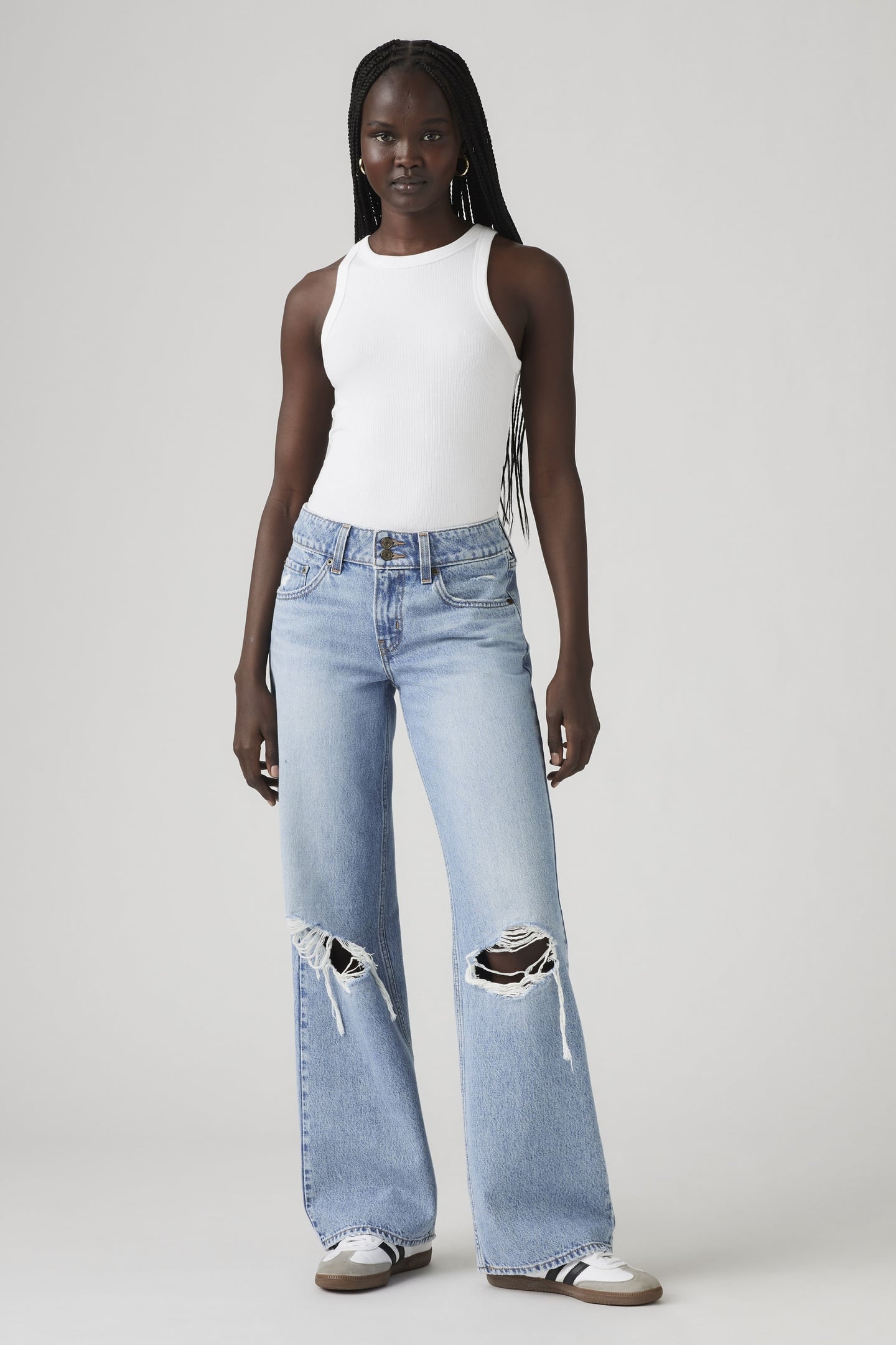 SUPERLOW LOOSE JEANS BLUE 2