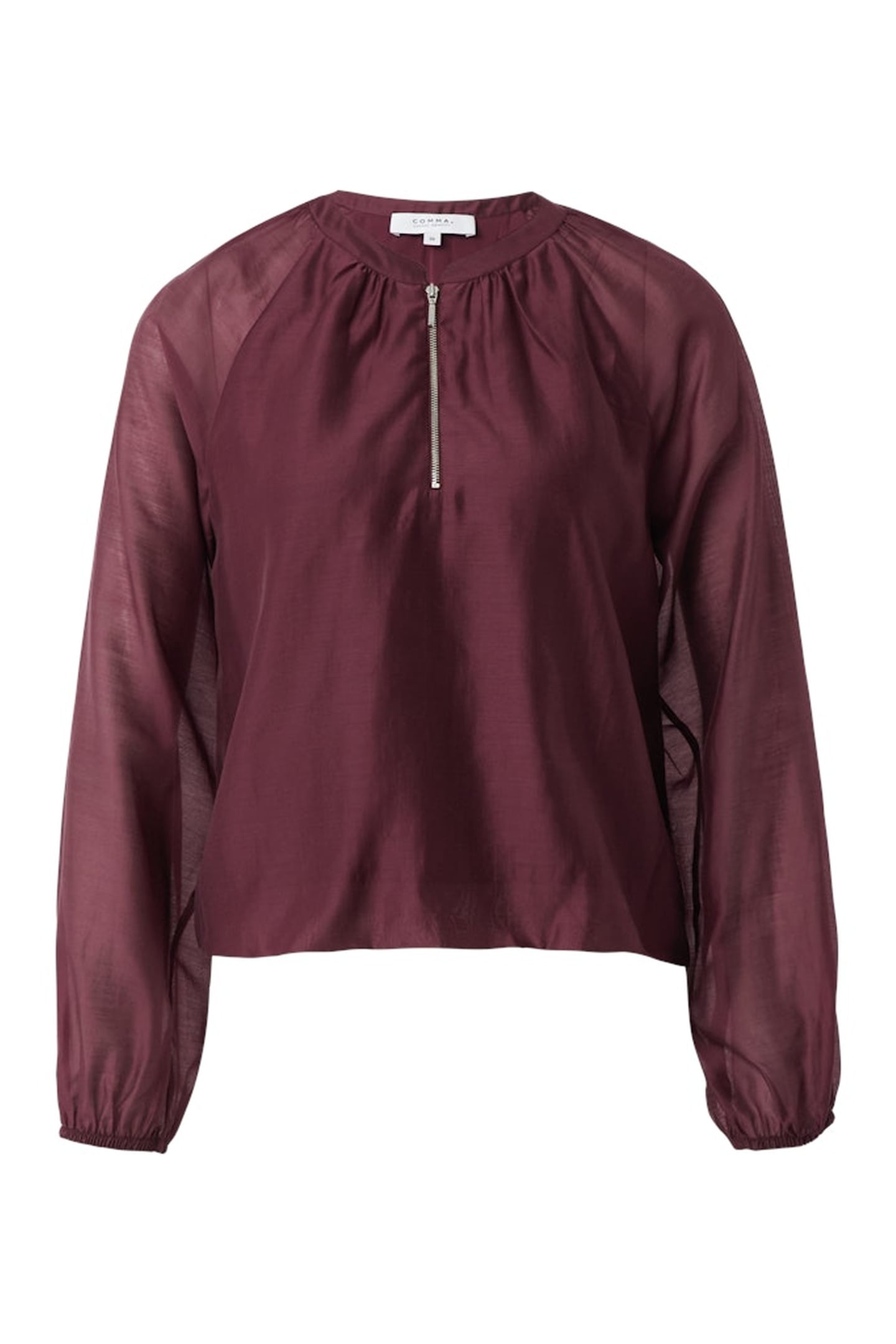 COMMA BLOUSES BURGUNDY 4