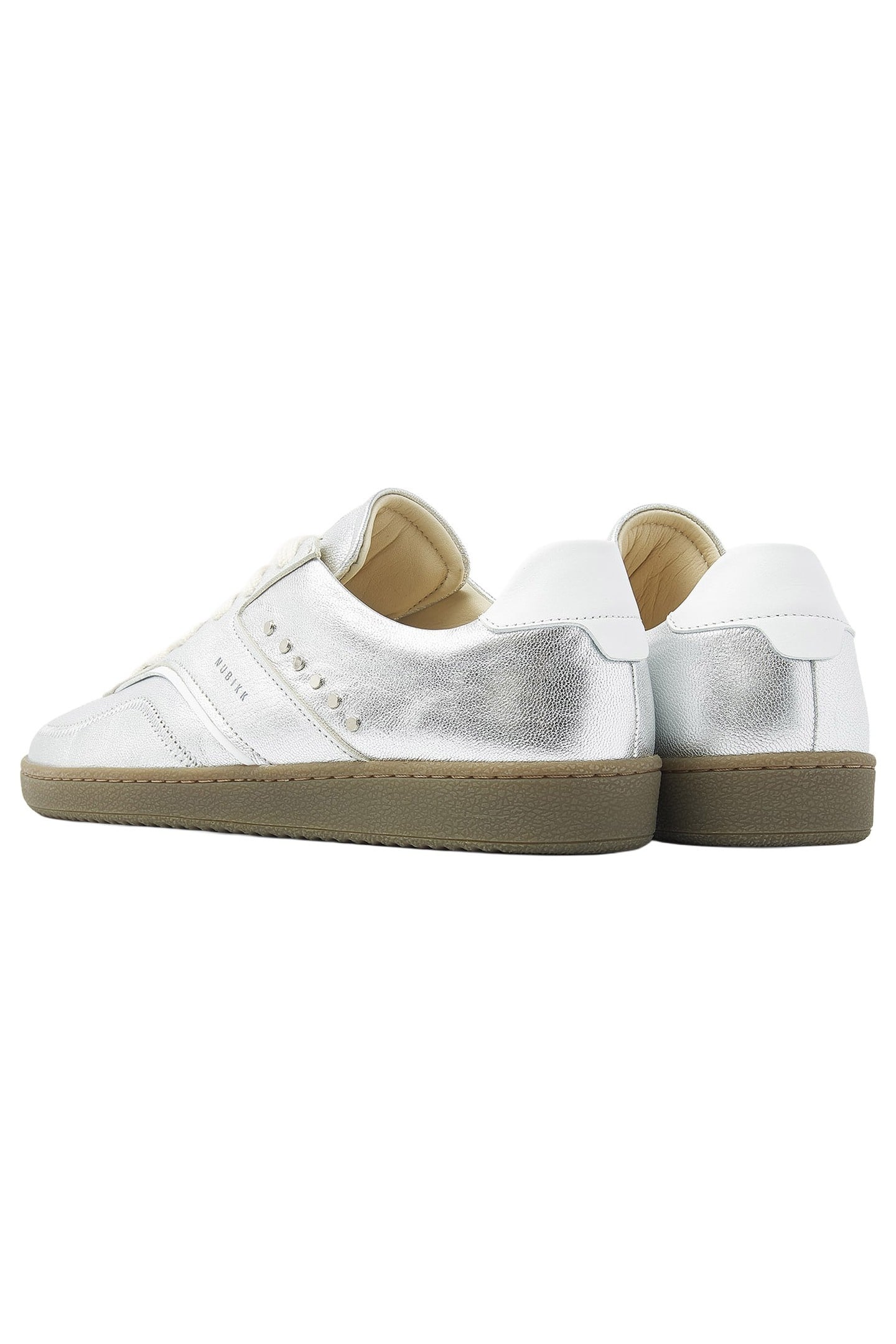 RAY OWEN STUDS SILVER METALLIC/ SHINY - MOCCA 3