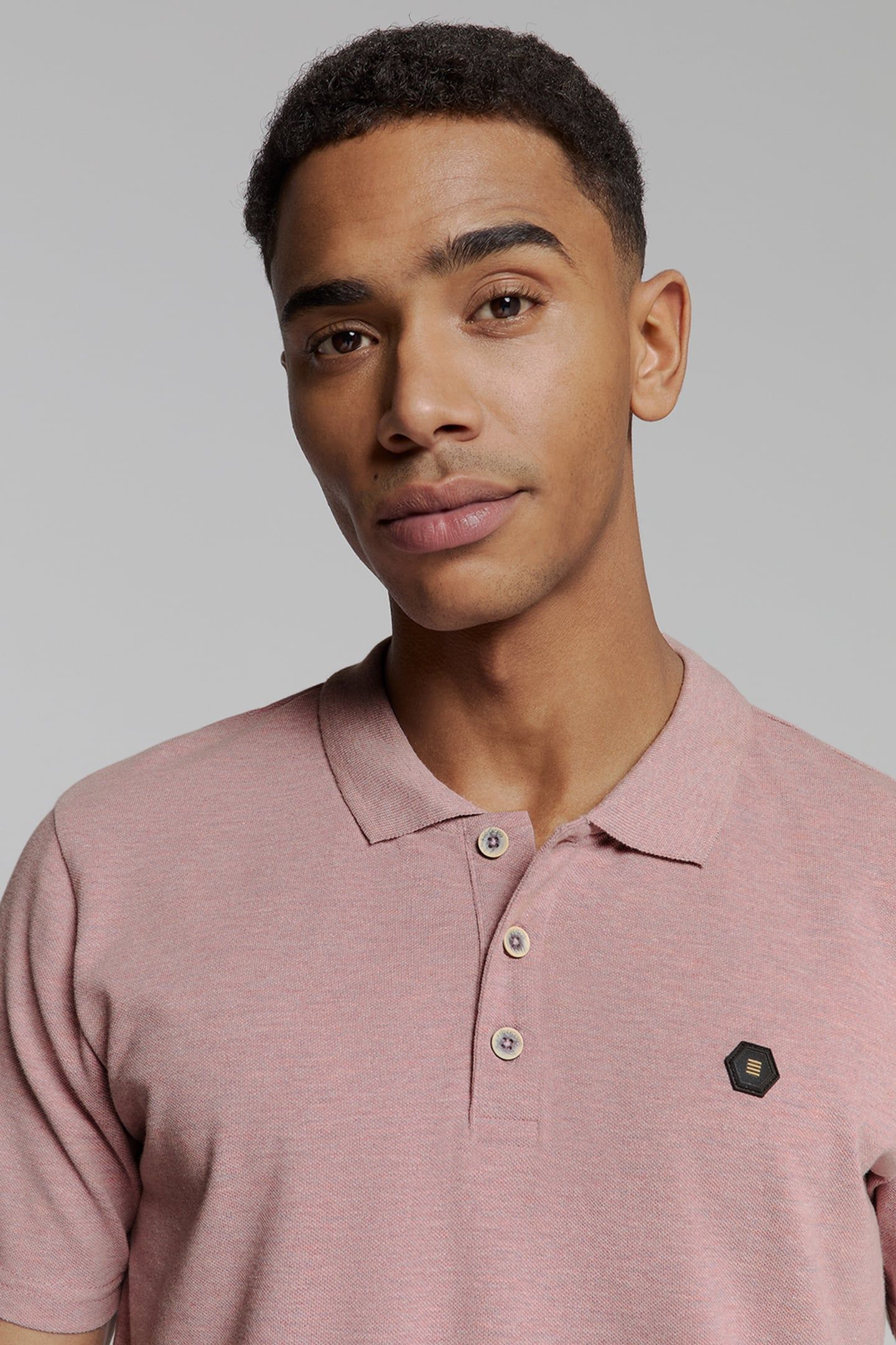 POLO MELANGE MAUVE 3