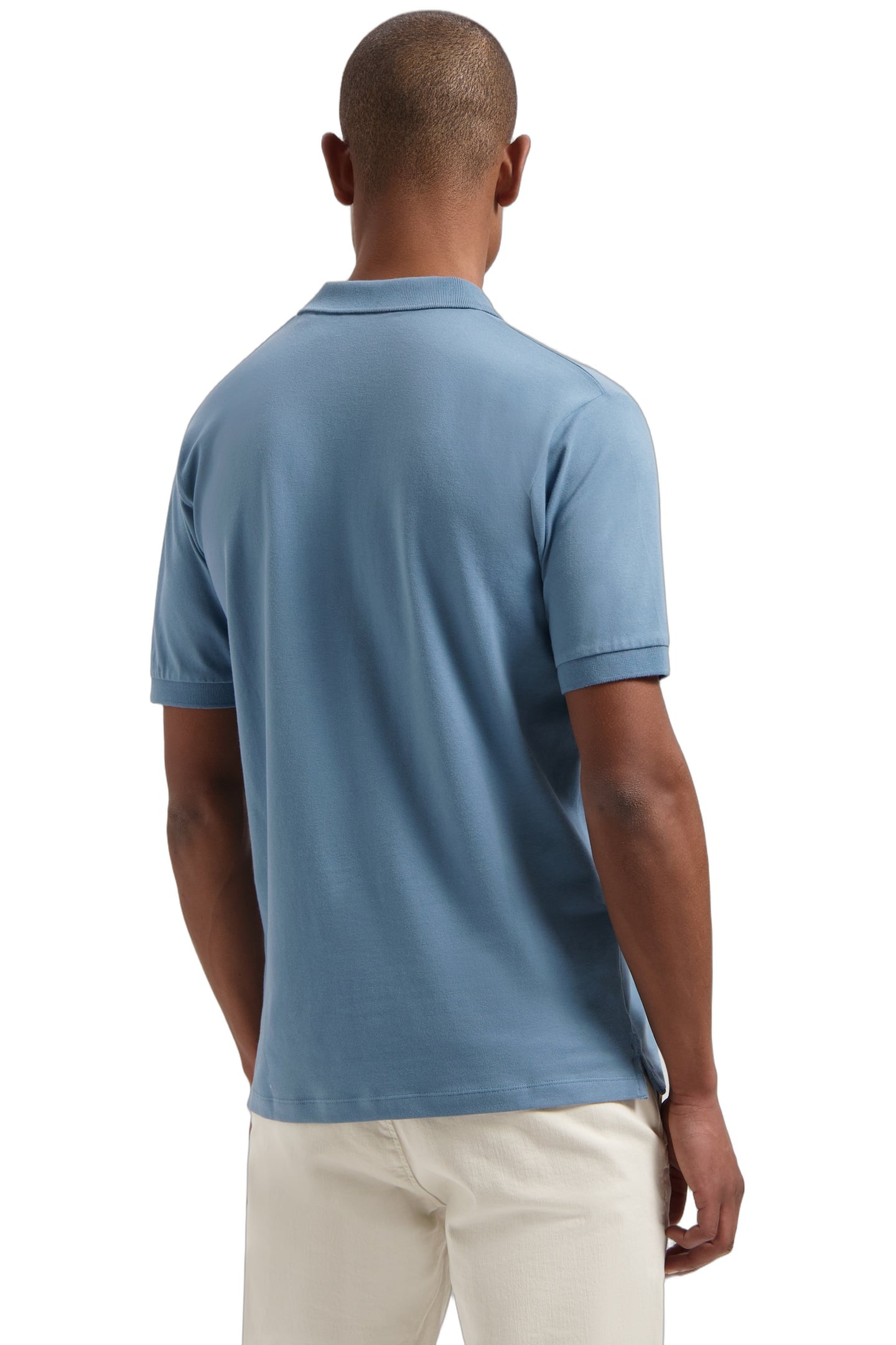 DS-BOWIE V-NECK POLO PROVINCIAL BLUE 2