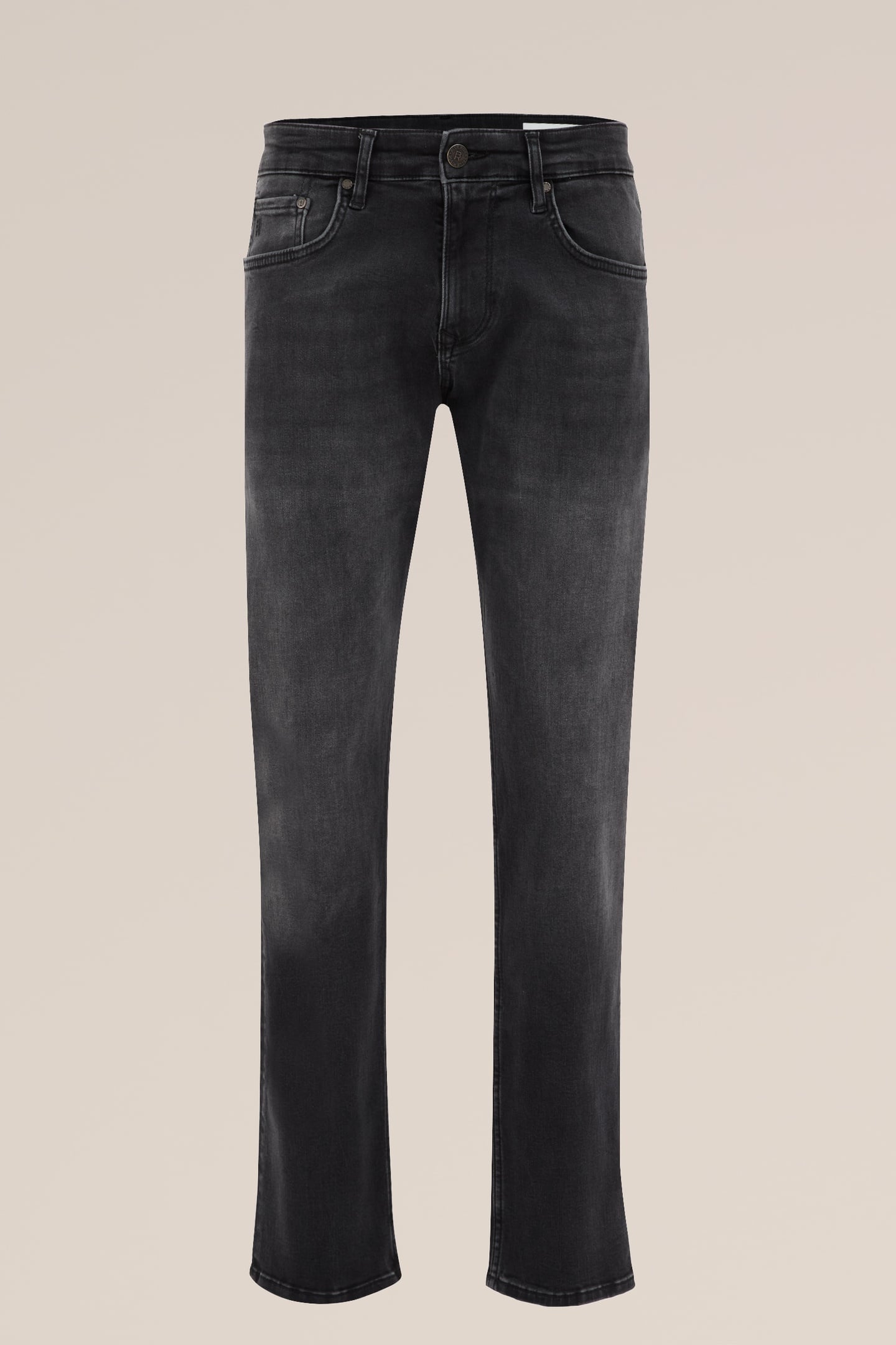 5-POCKET MID WAIST DARK GREY 4