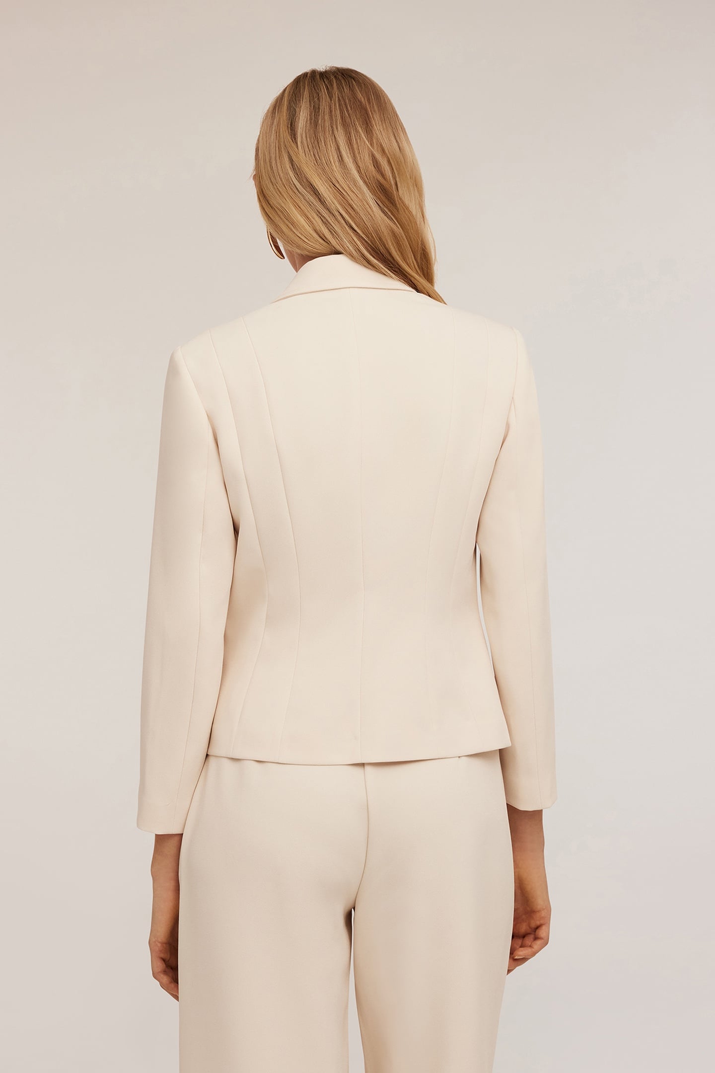 SHORT BLAZER JACKET BEIGE 2