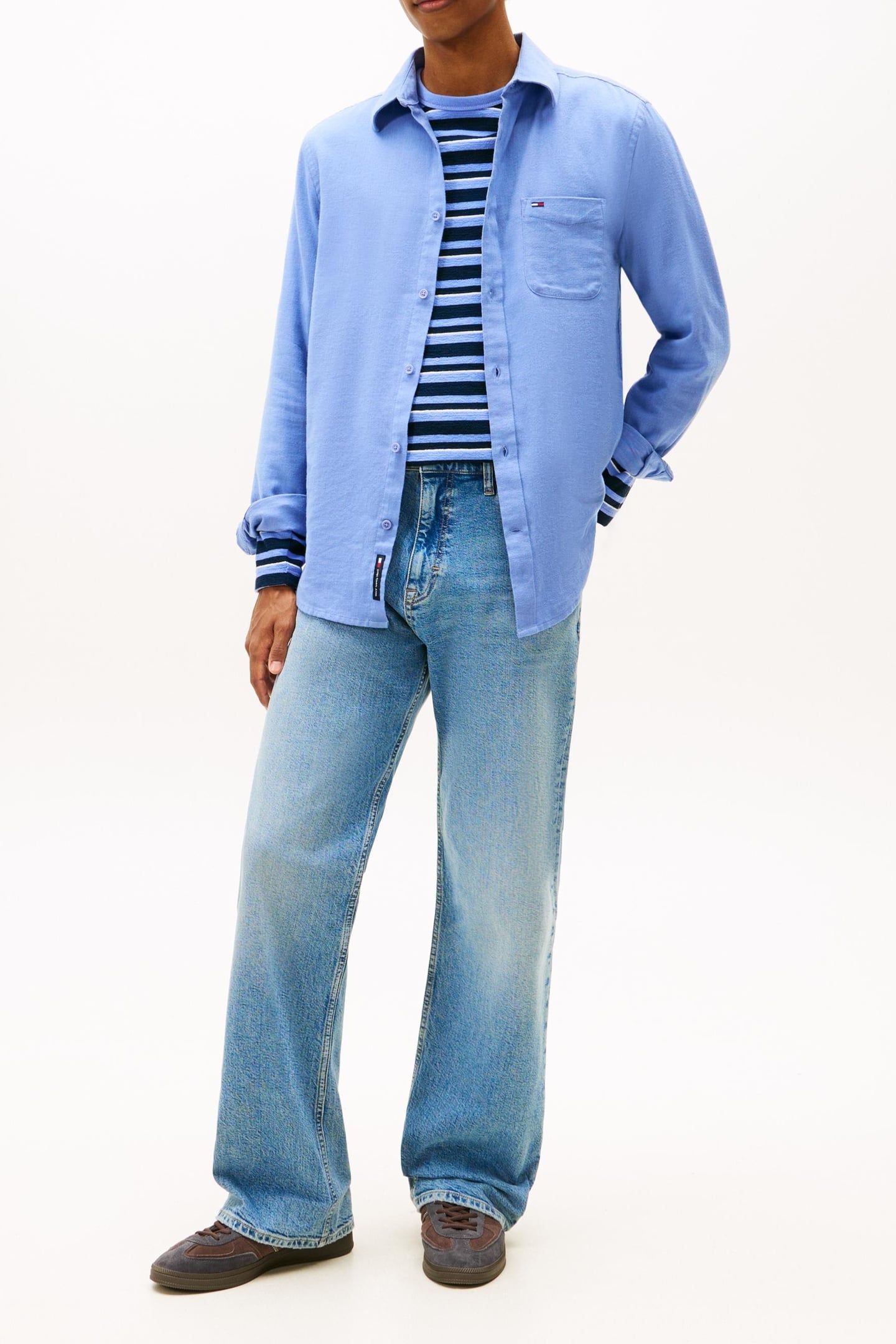 REGULAR FLANNEL SHIRT NORDIC IRIS 4