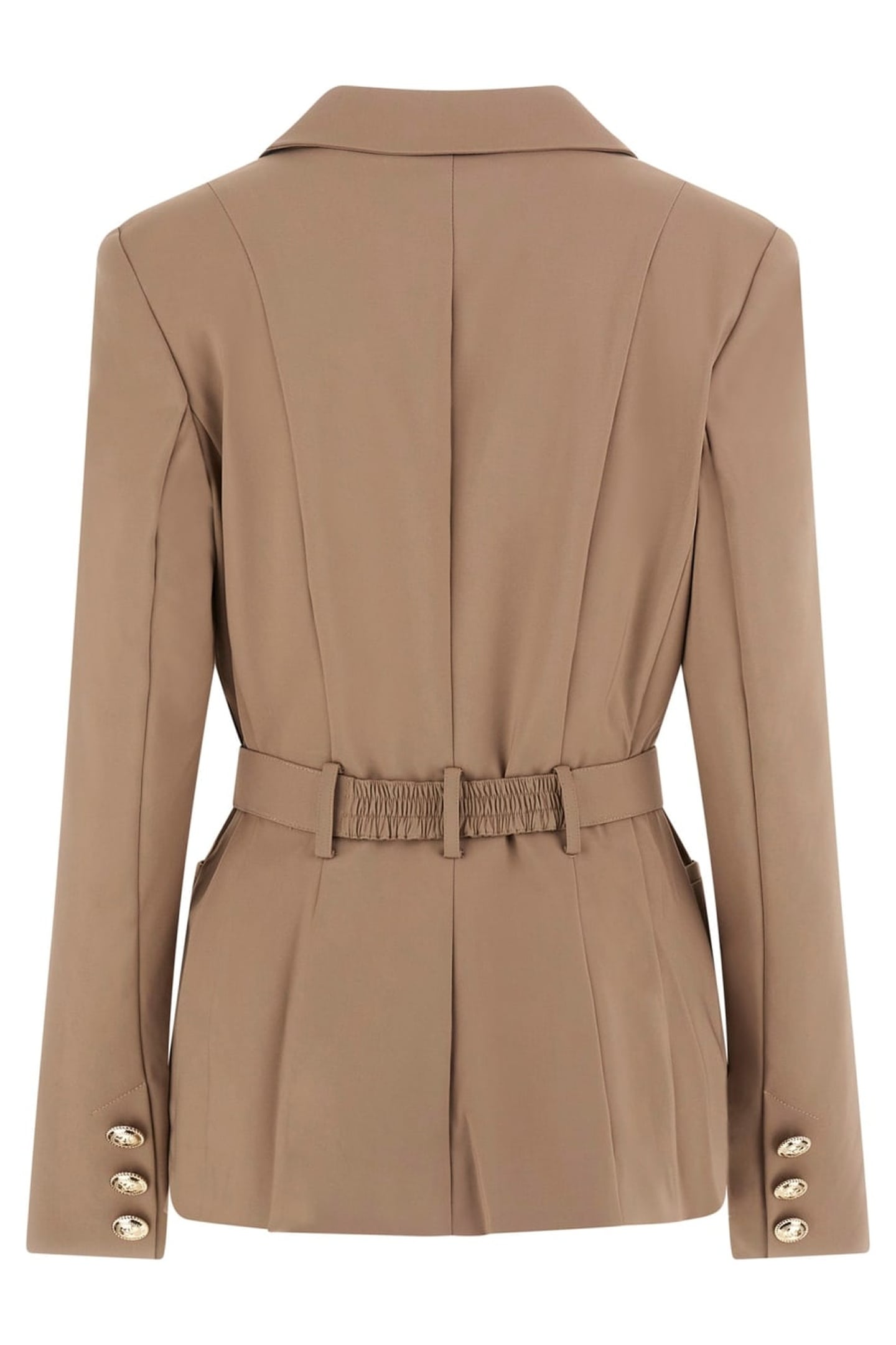 MARCIANO BY GUESS SHAYLA BELTED BLAZER SILK TAUPE 2