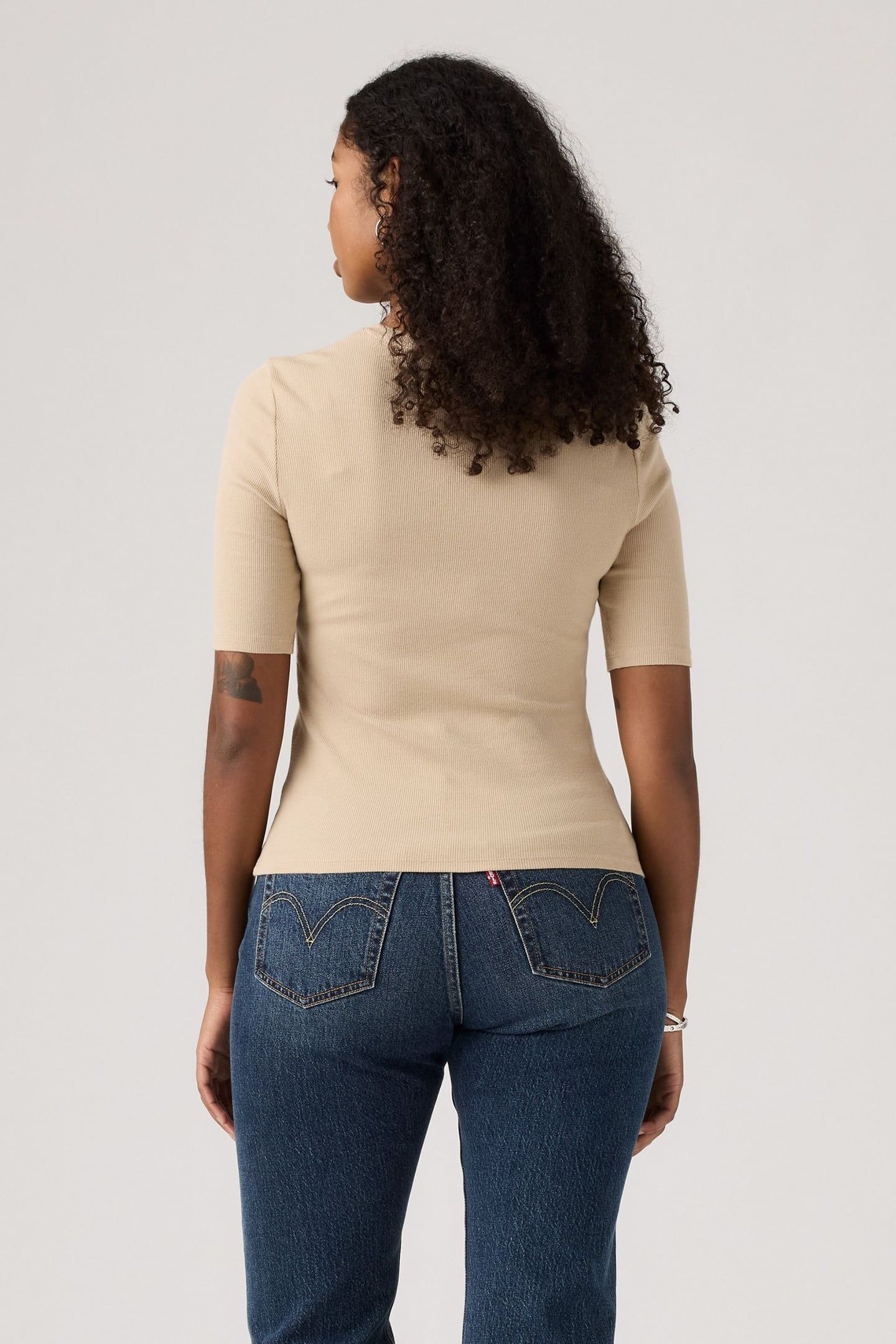 LUCA SLIM TEE SAFARI RIB 2