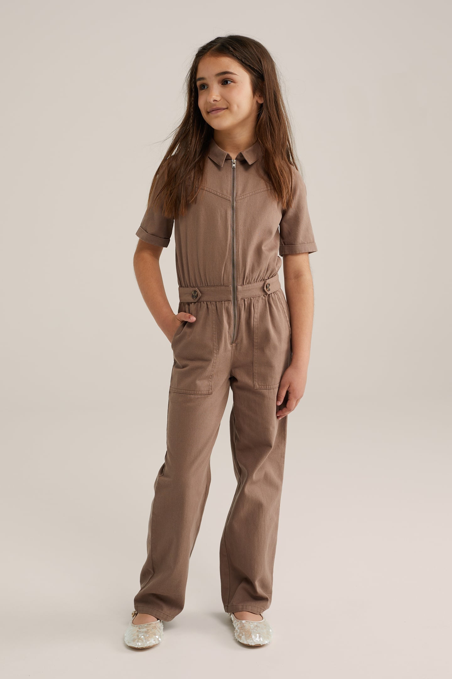 JUMPSUIT LIGHT BROWN 1