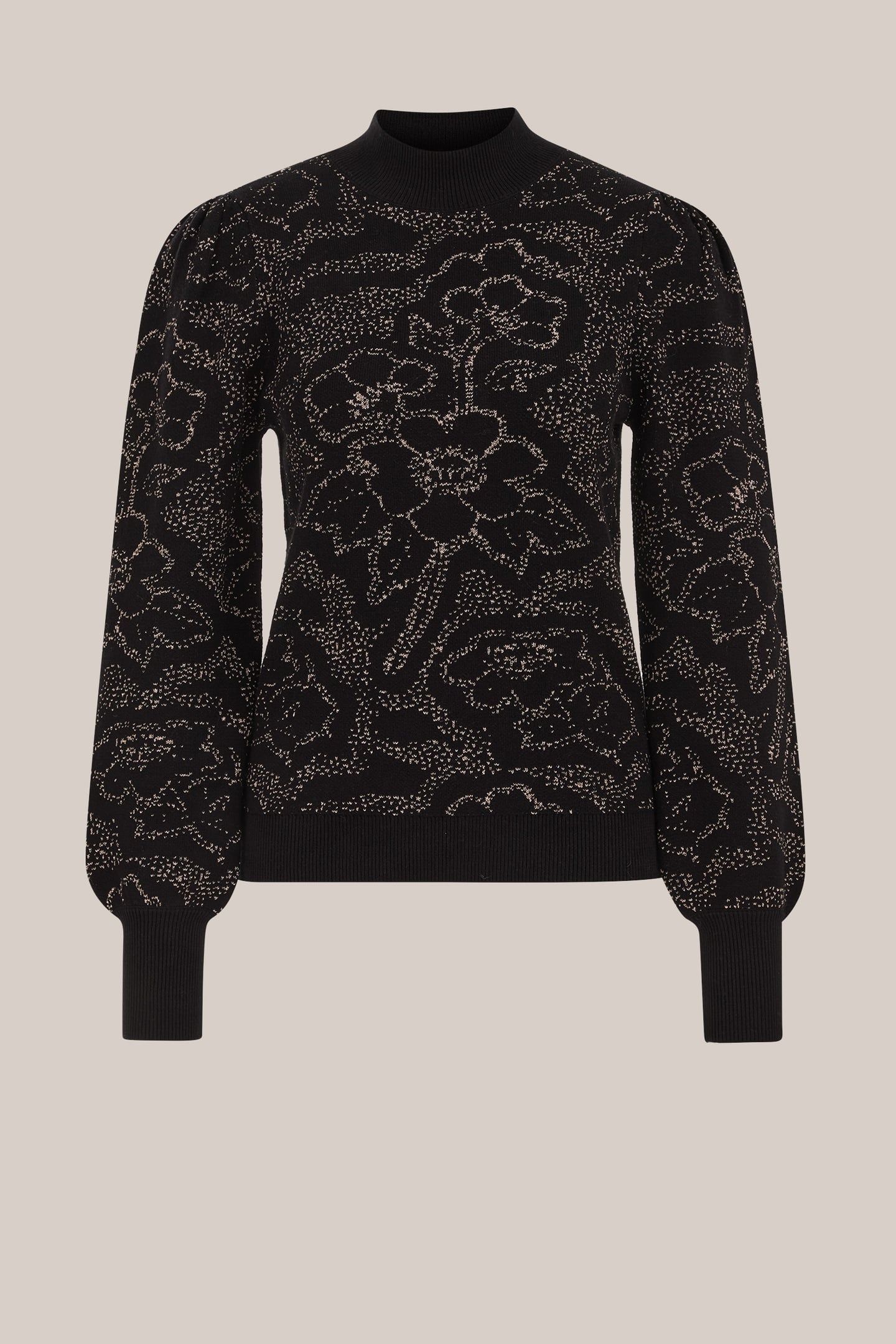 KNITTED PULLOVER BLACK 4