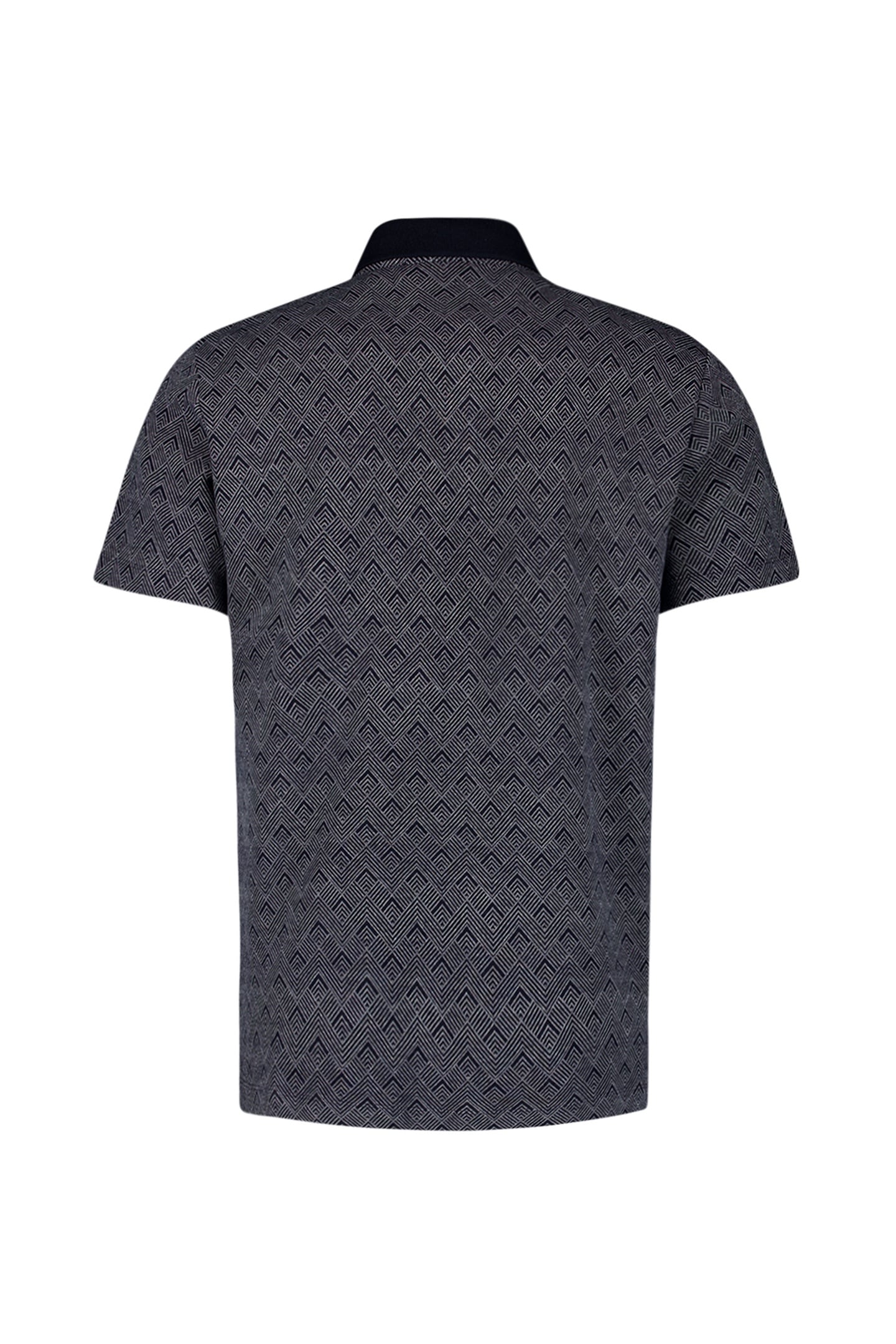 POLO 2 COLOURED JACQUARD DEEP BLUE 6