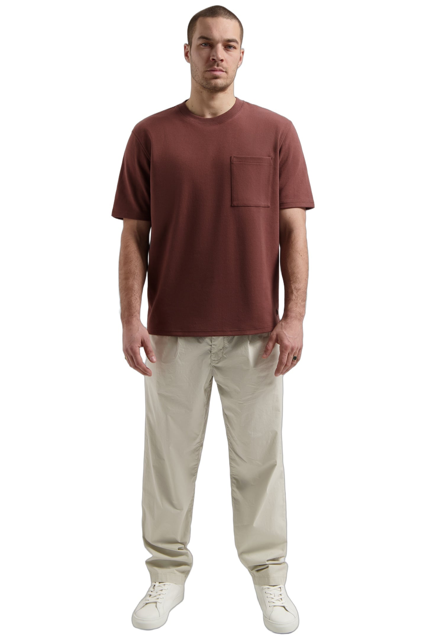 DS-EBBE BOXY TEE MARRON 1