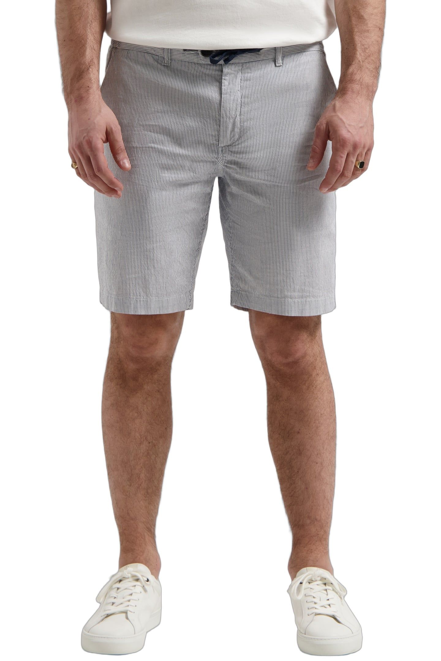DS-LANCASTER STRIPE SHORTS DK. NAVY 1